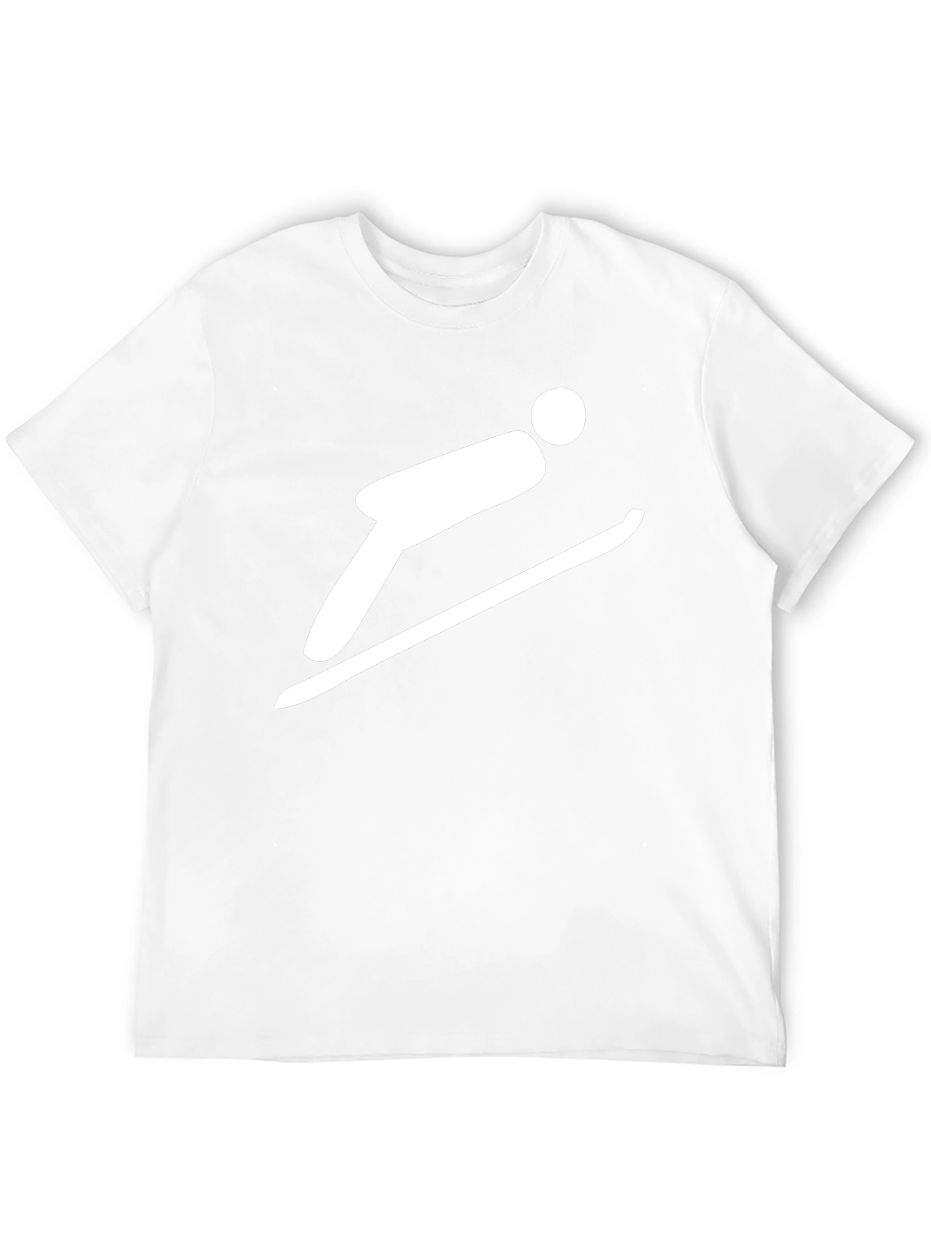 Ski Jumper Graphic Tee - Black