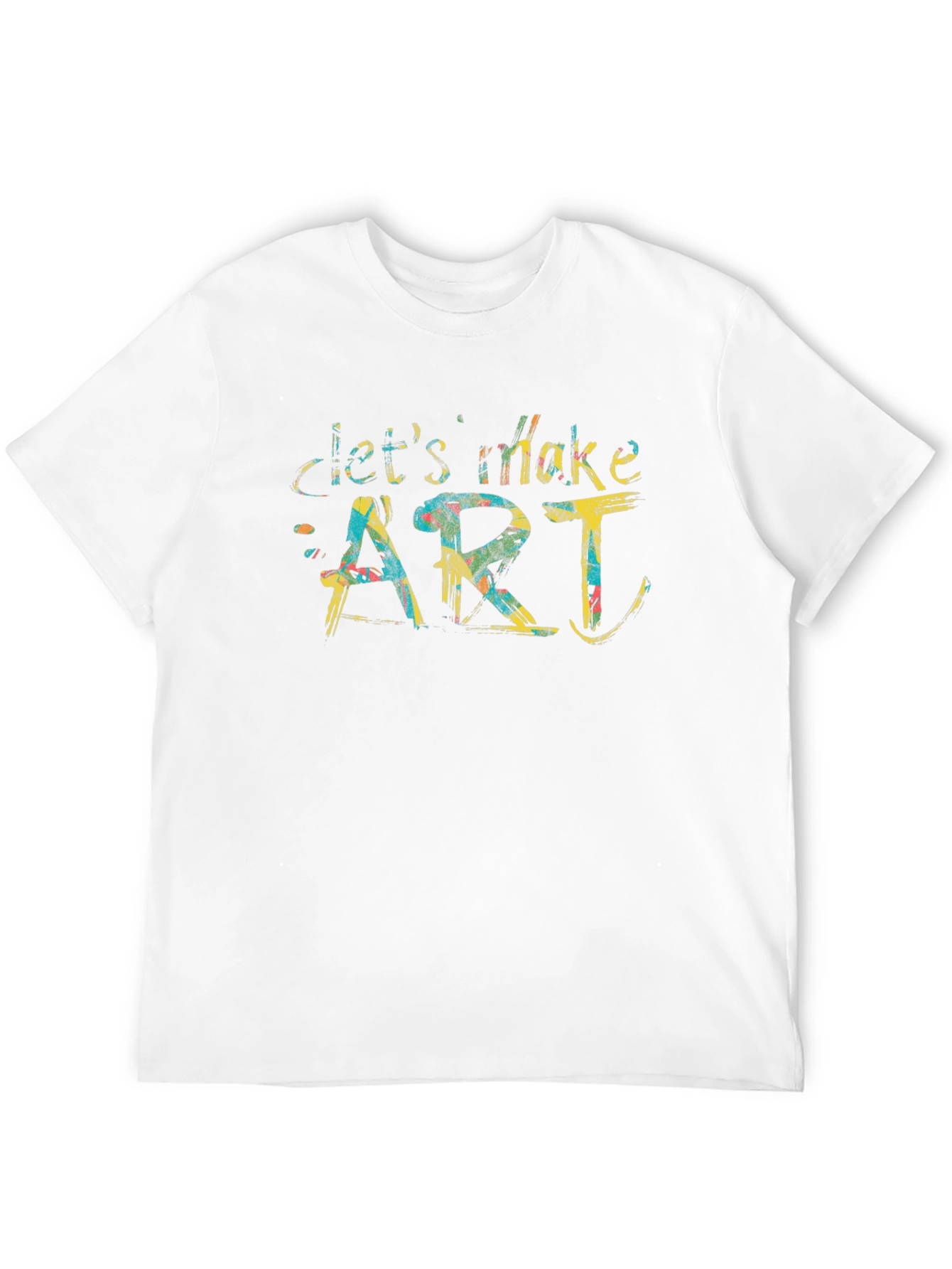 Lets Make Art T-Shirt - Creative Design Tee