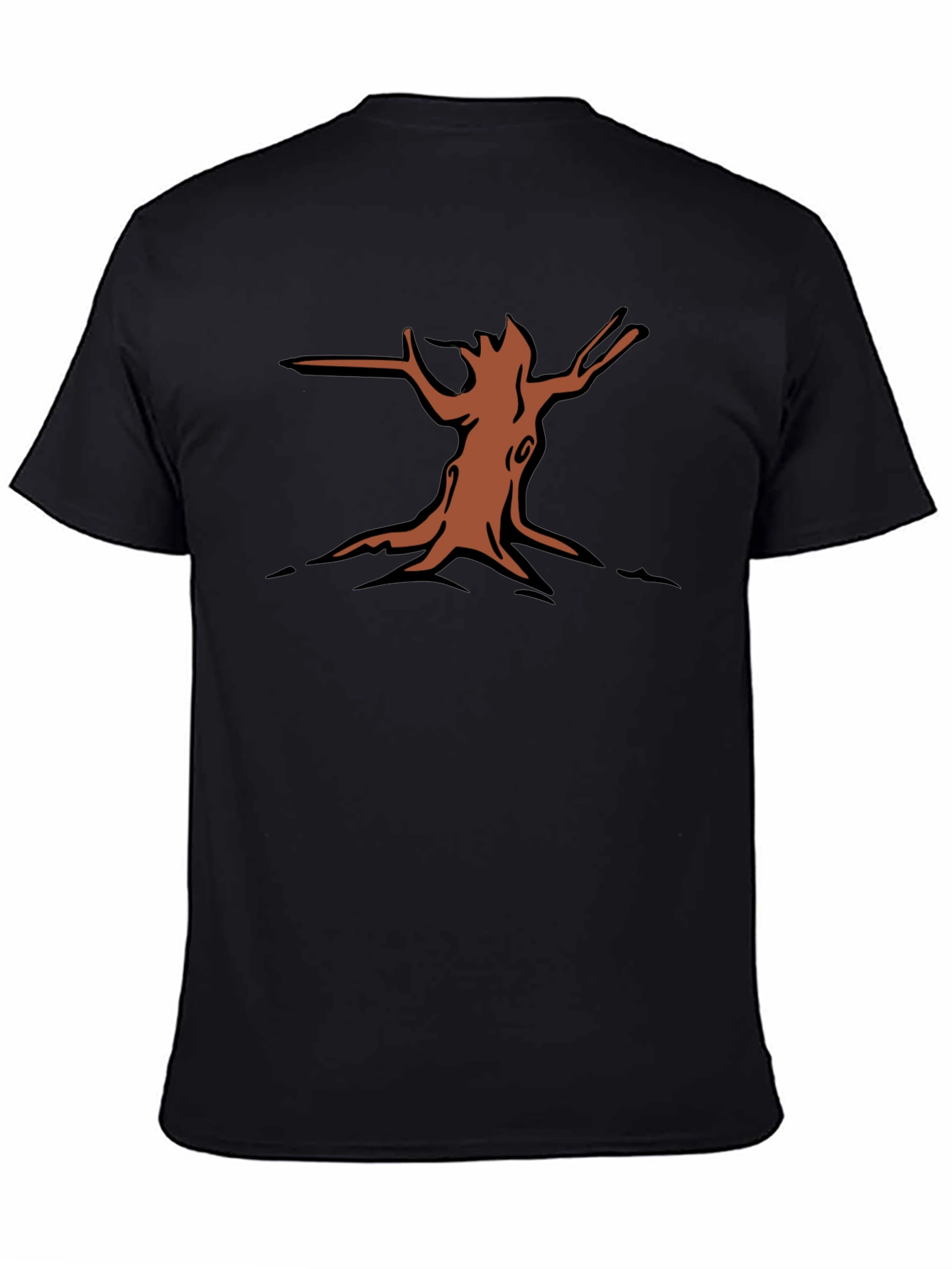 Nature Graphic Tee - Tree Stump Design