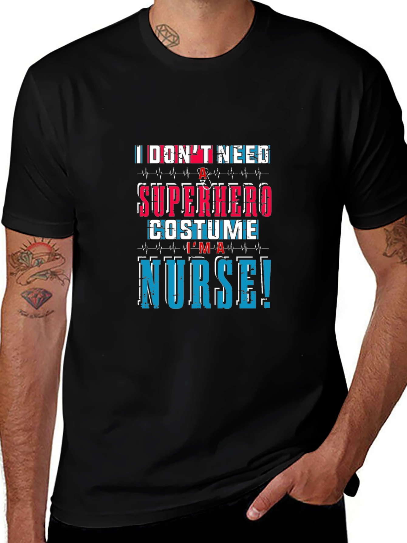 Nurse Superhero T-Shirt - Essential Worker Apparel