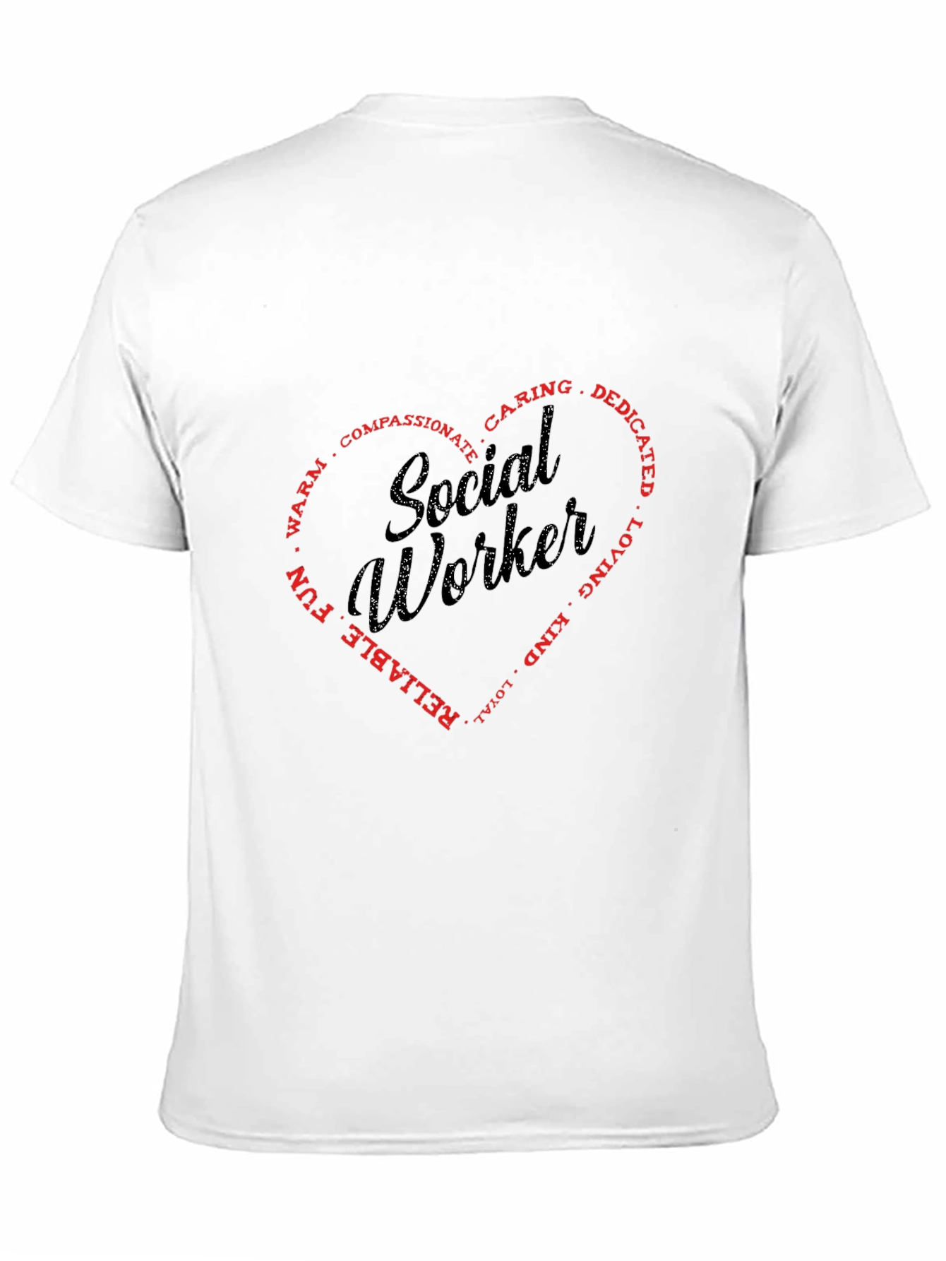 Social Worker Heart Graphic Tee
