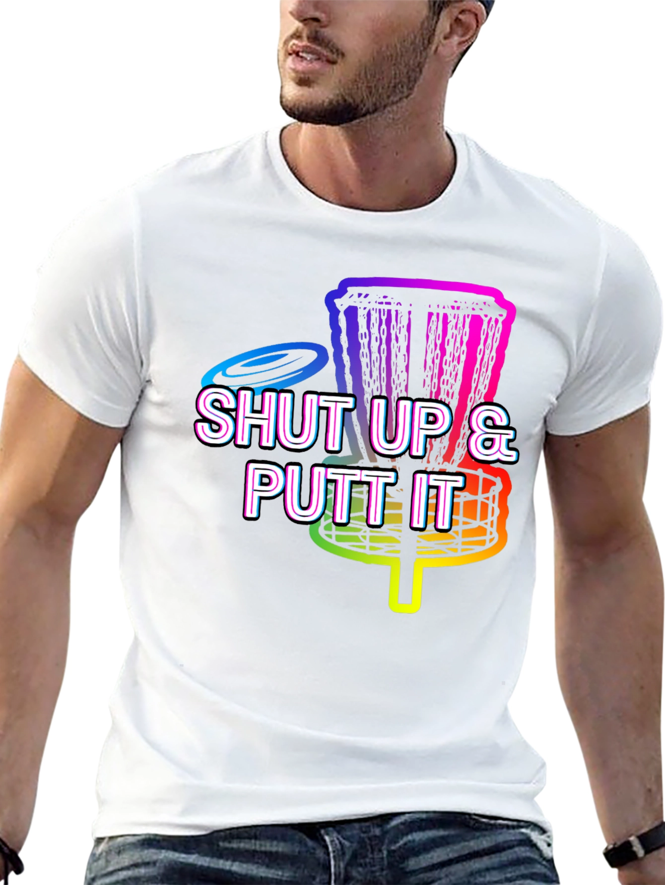 Shut Up & Putt It Black T-Shirt