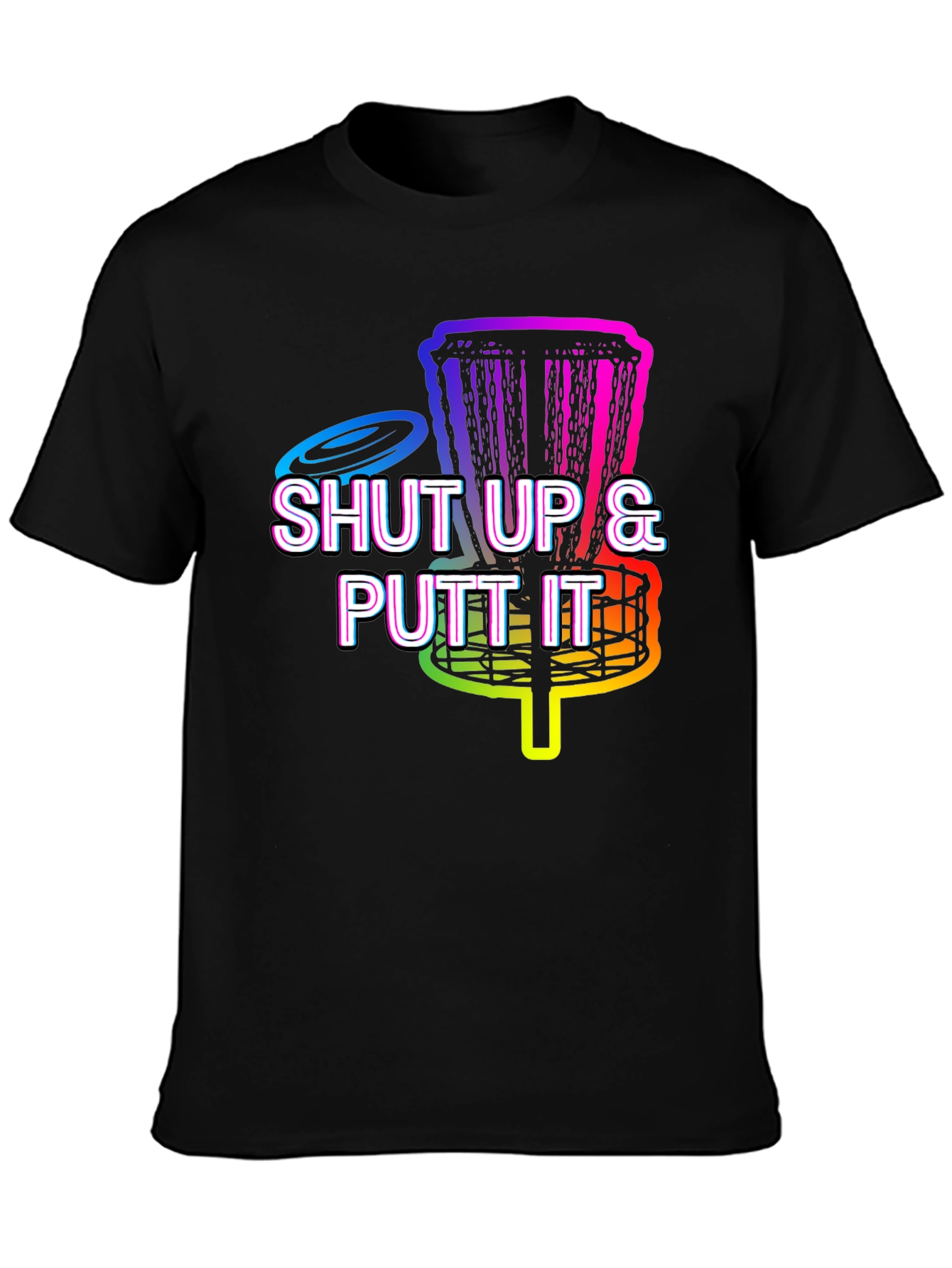 Shut Up & Putt It Black T-Shirt
