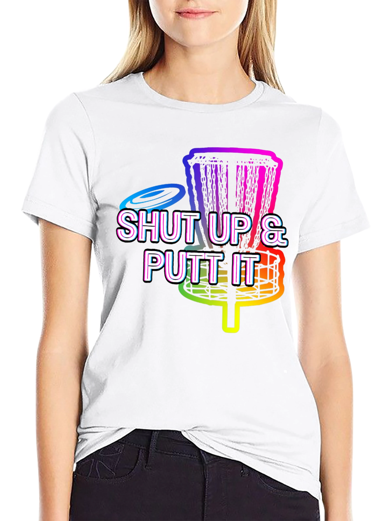 Shut Up & Putt It Black T-Shirt