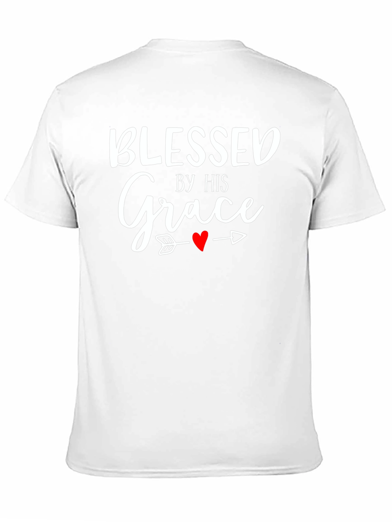 Blessed By His Grace T-Shirt - Christian Apparel