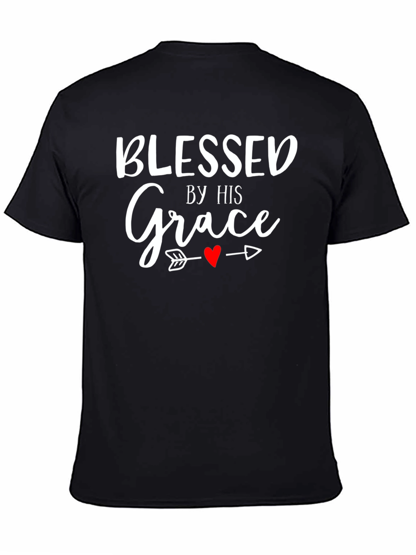 Blessed By His Grace T-Shirt - Christian Apparel