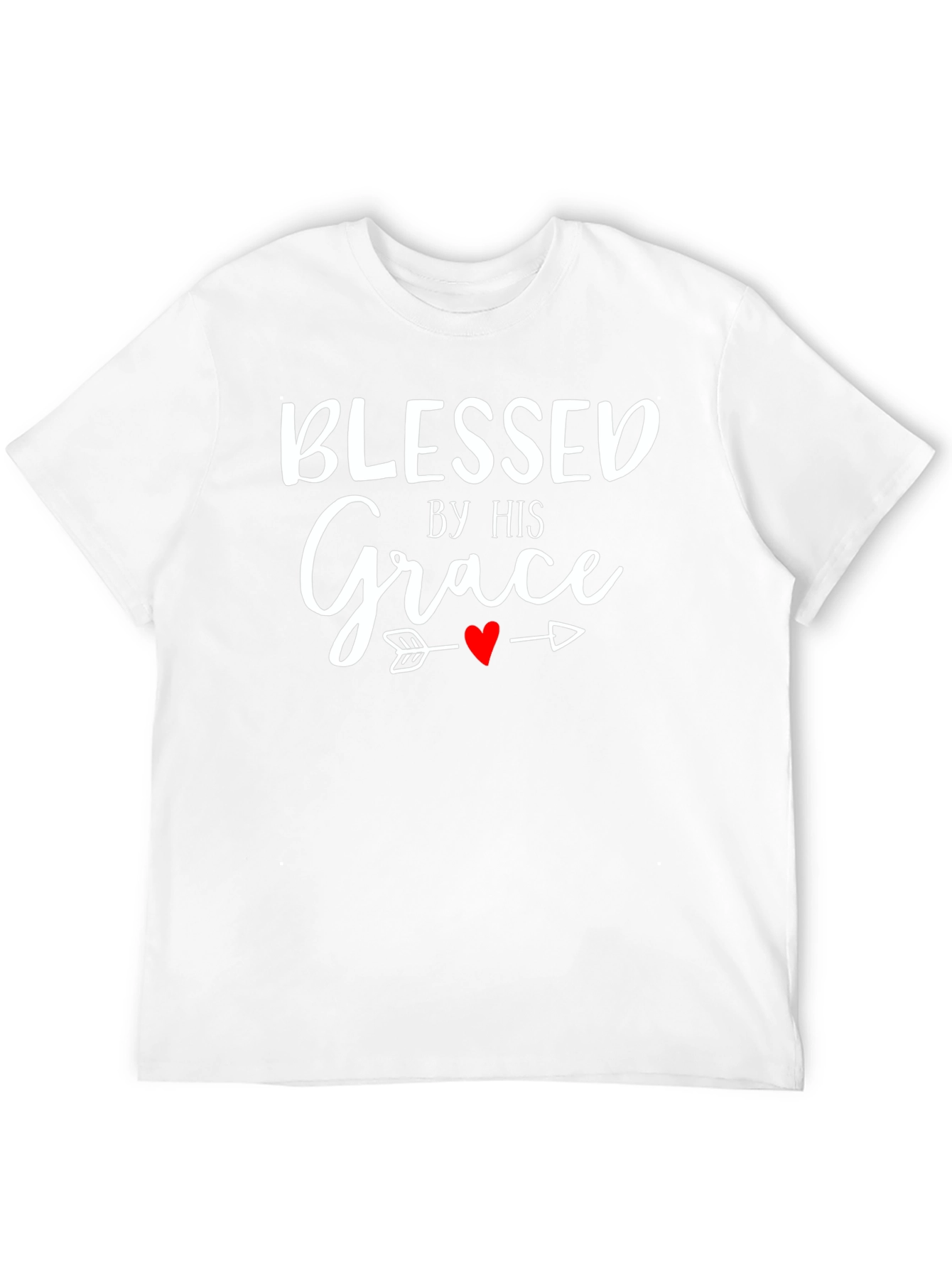 Blessed By His Grace T-Shirt - Christian Apparel
