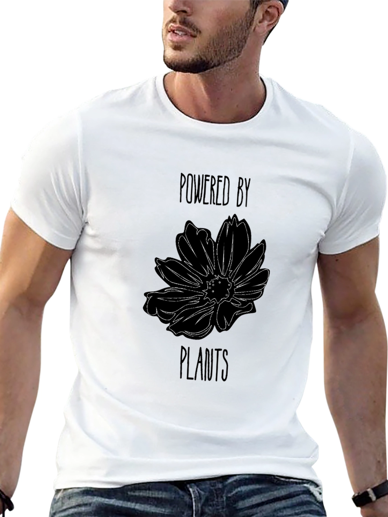 Powered by Plants T-Shirt - Vegan Friendly Tee