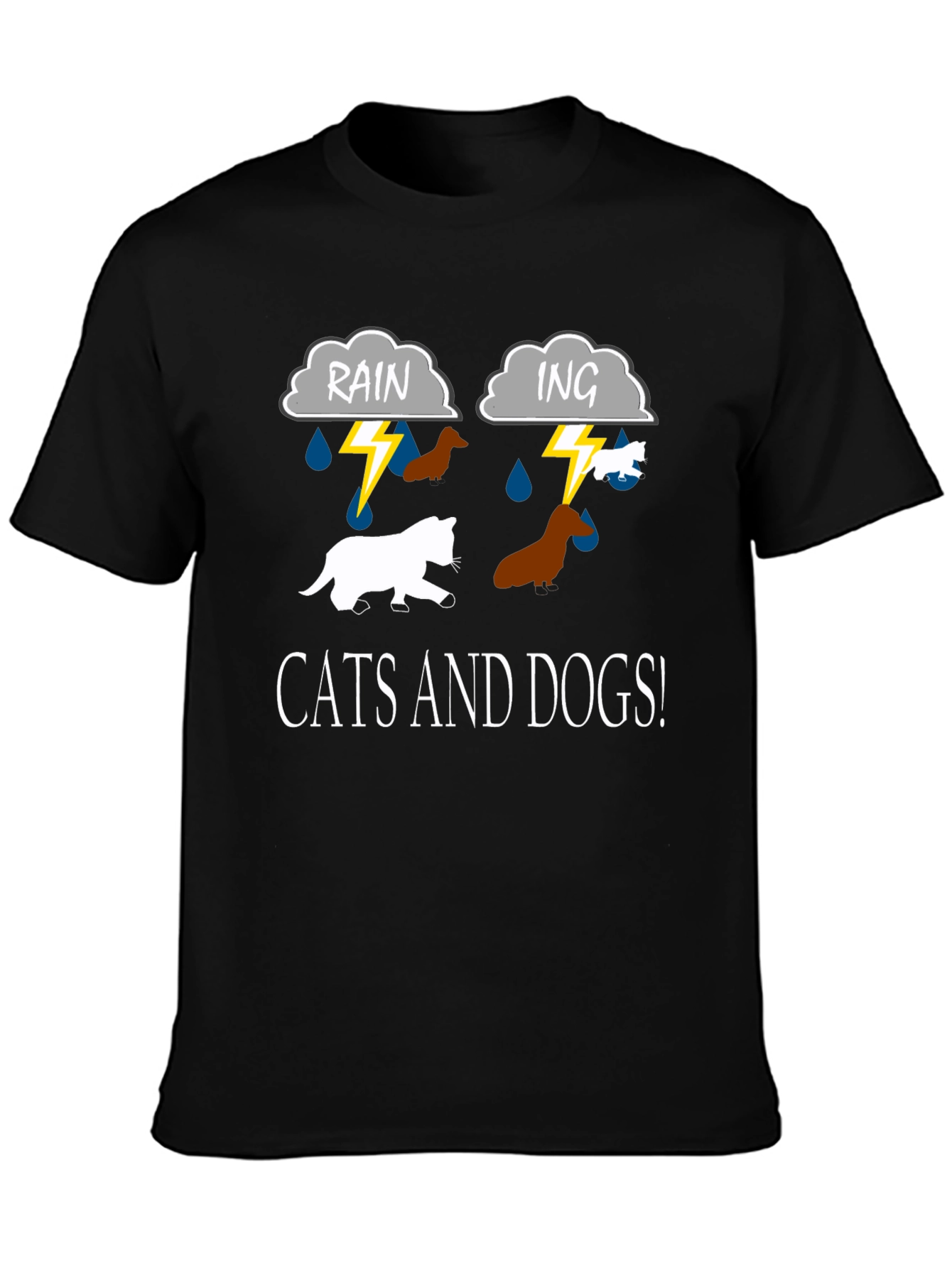 Raining Cats and Dogs Graphic Tee