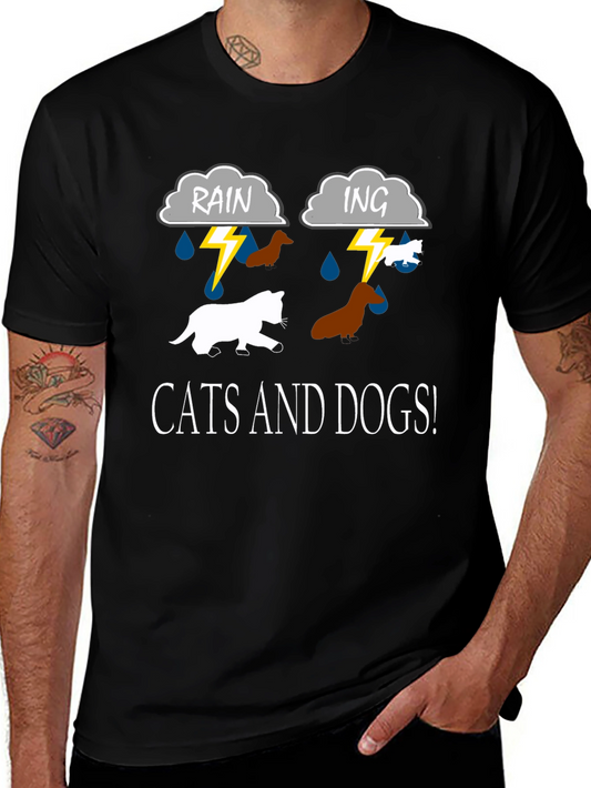Raining Cats and Dogs Graphic Tee