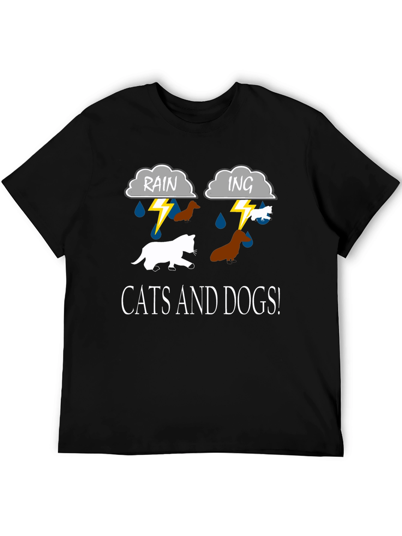 Raining Cats and Dogs Graphic Tee
