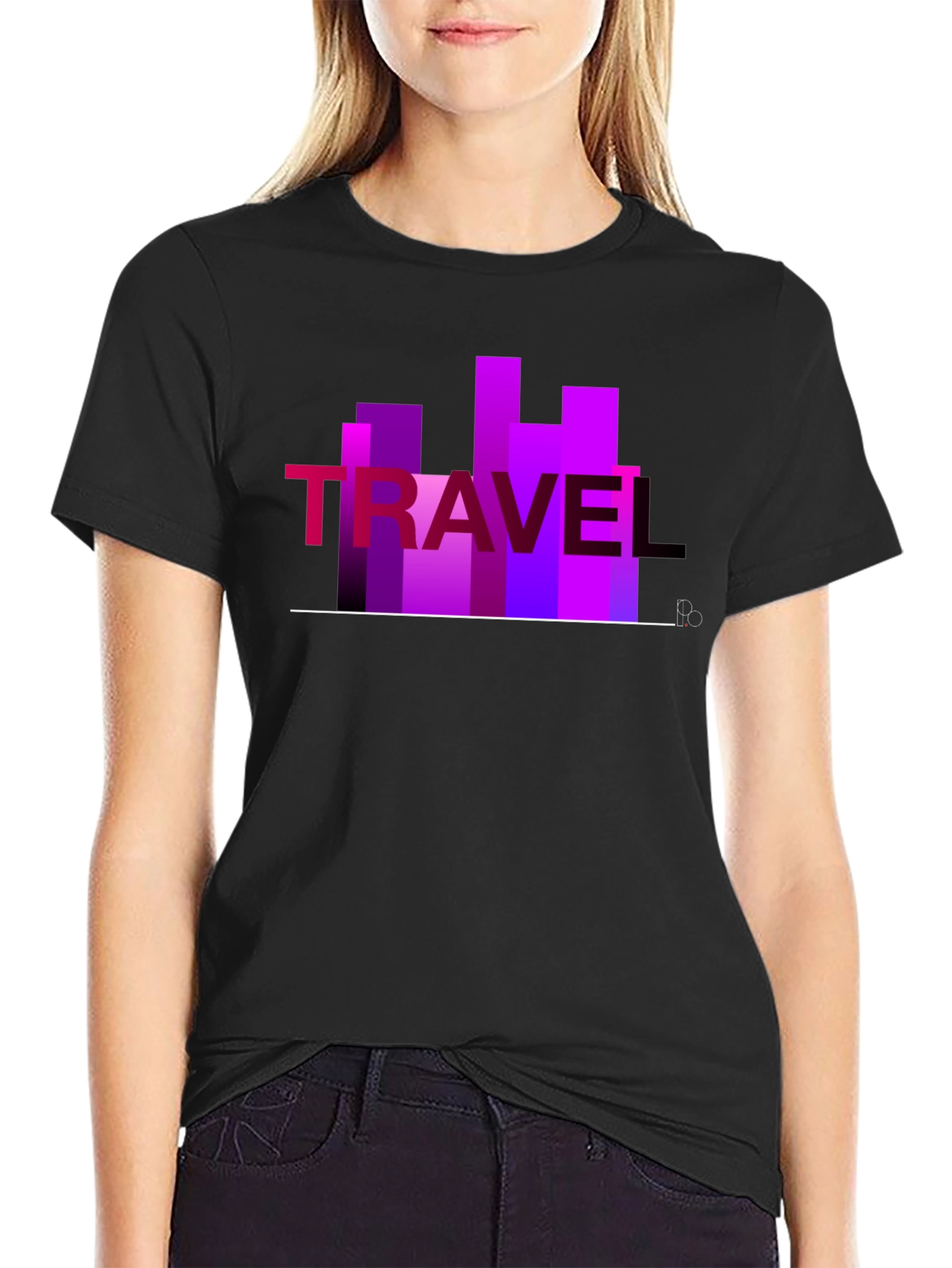 Travel Graphic T-Shirt - Cityscape Design