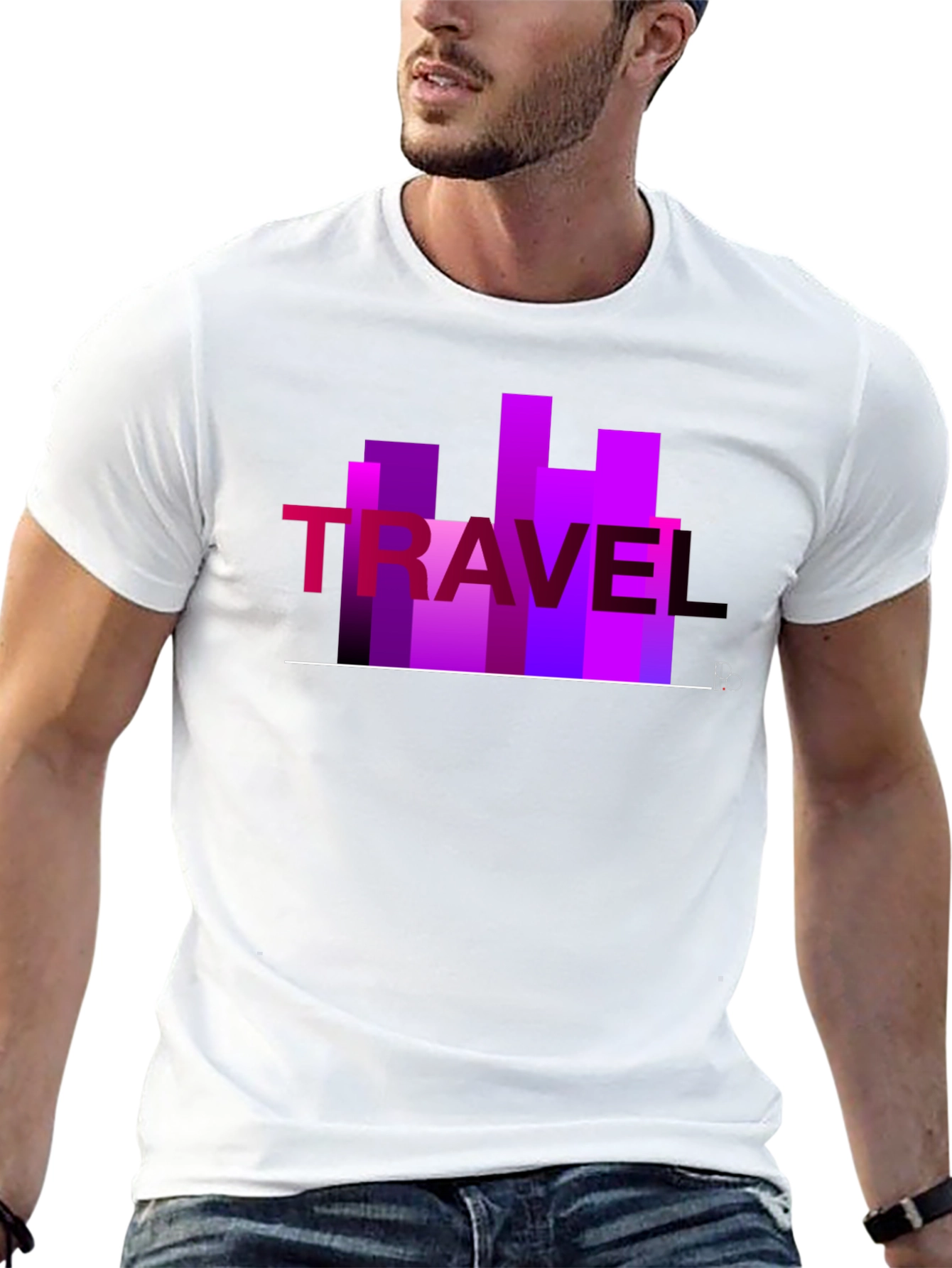 Travel Graphic T-Shirt - Cityscape Design
