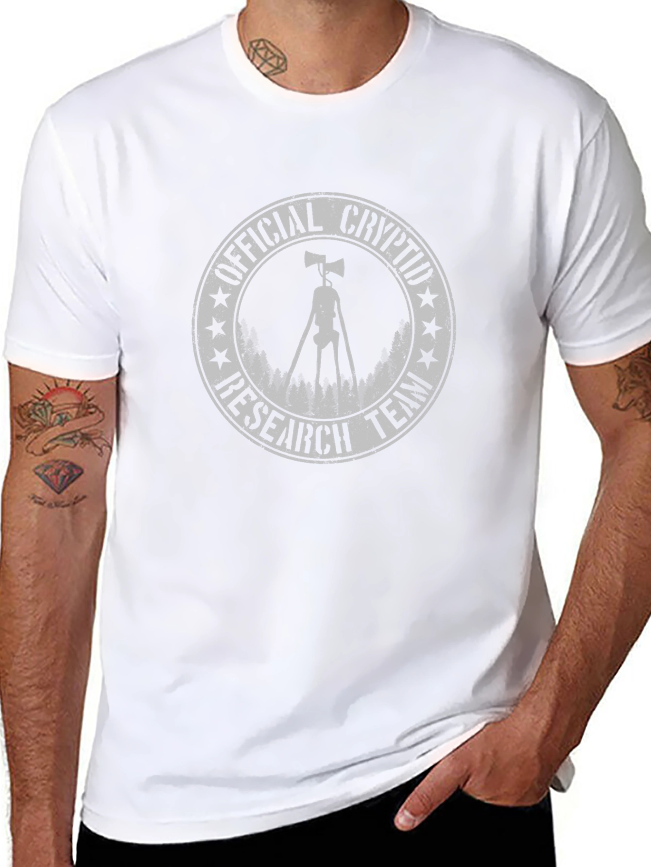Official Cryptid Research Team Black T-Shirt