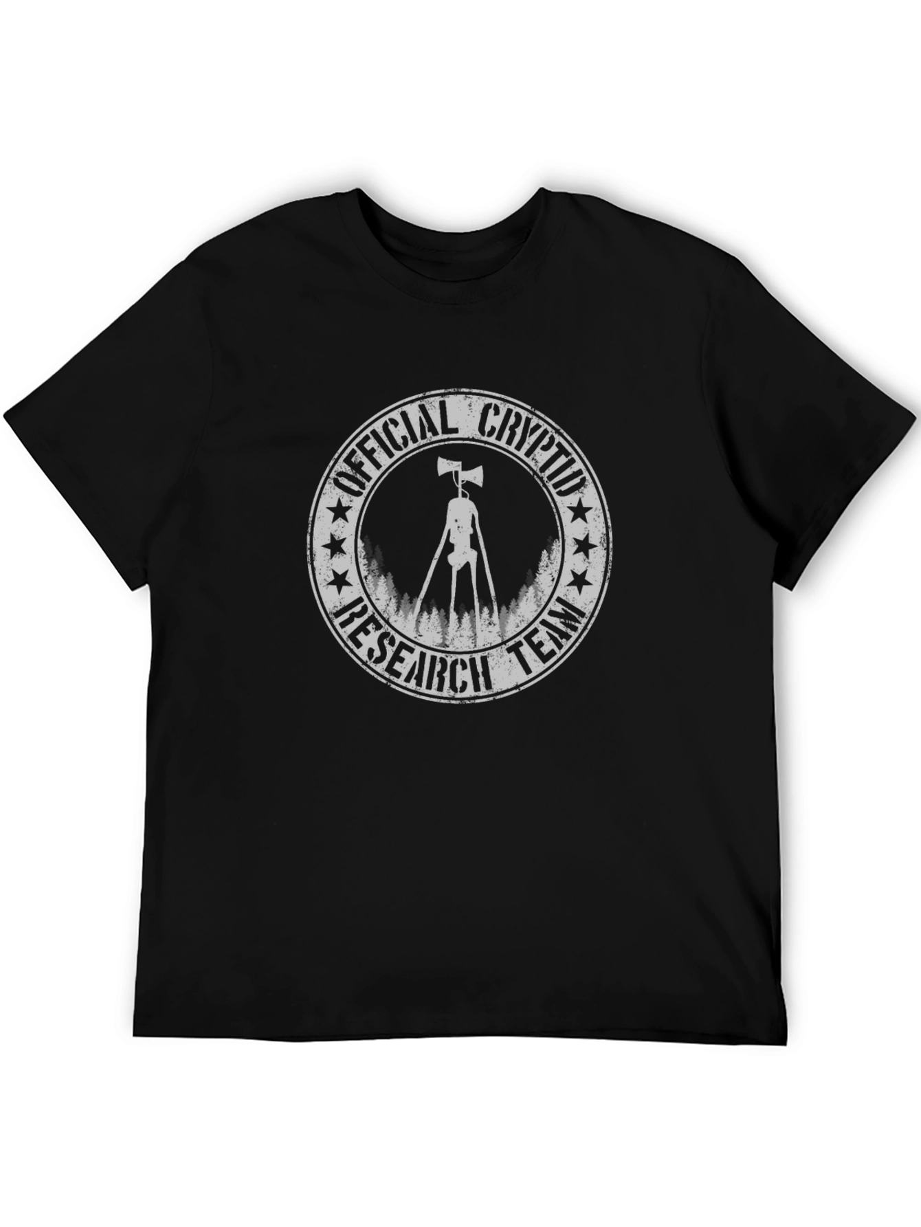 Official Cryptid Research Team Black T-Shirt