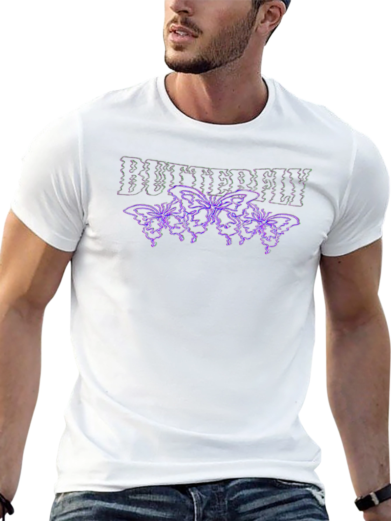 Butterfly Graphic T-Shirt