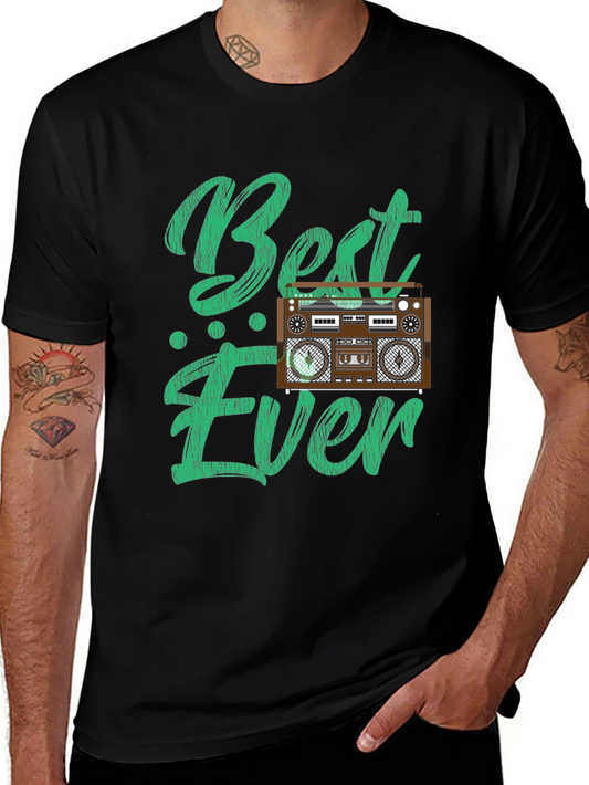 Retro Radio Graphic Tee - Best Ever Design