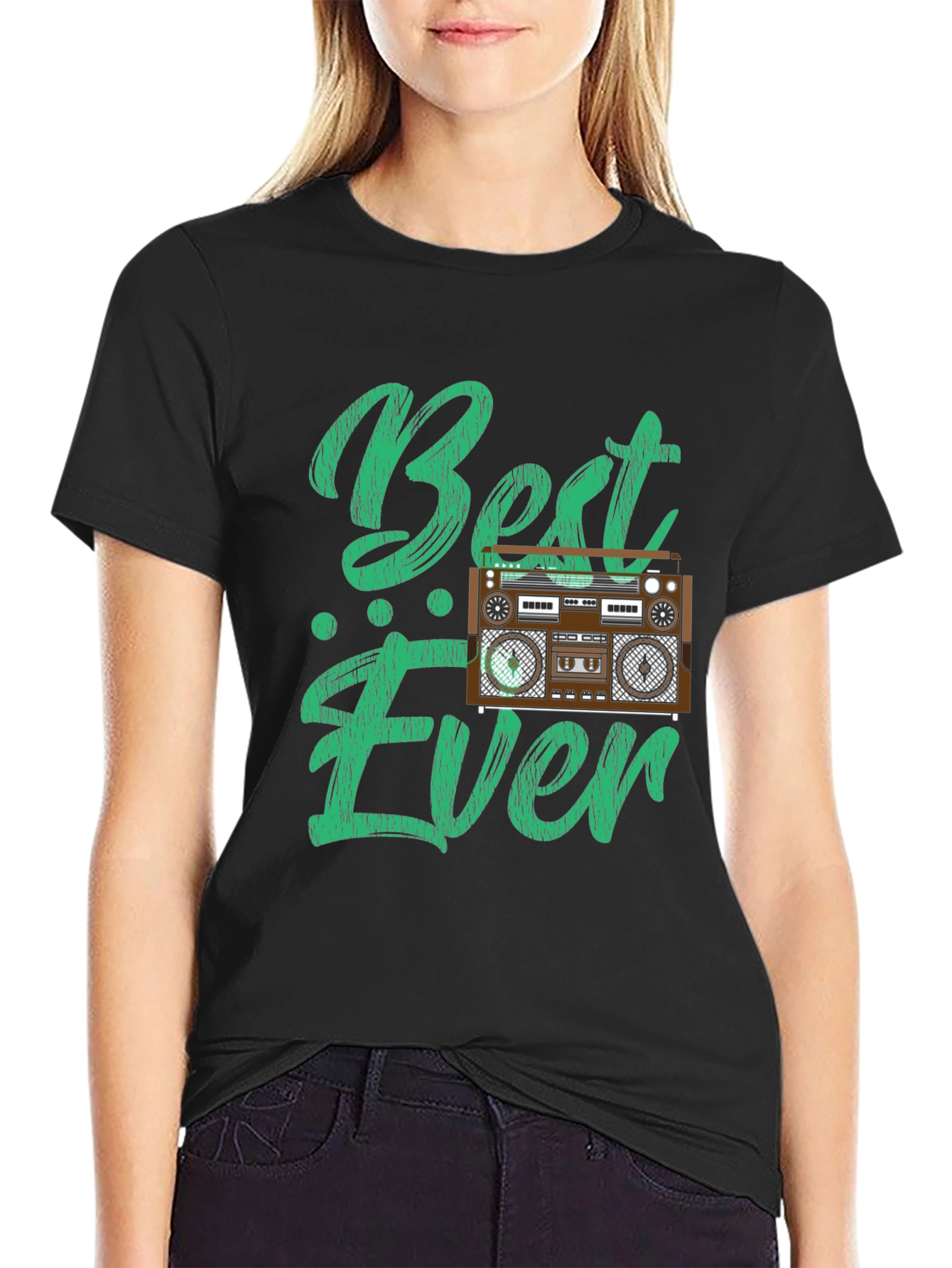 Retro Radio Graphic Tee - Best Ever Design