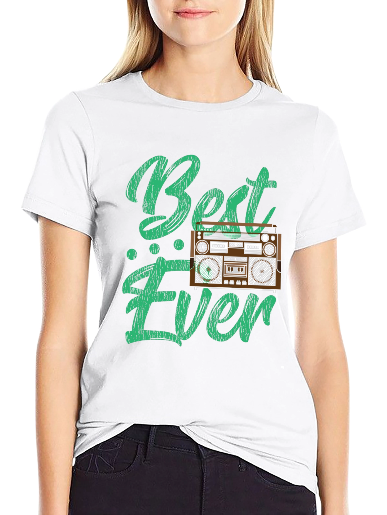 Retro Radio Graphic Tee - Best Ever Design