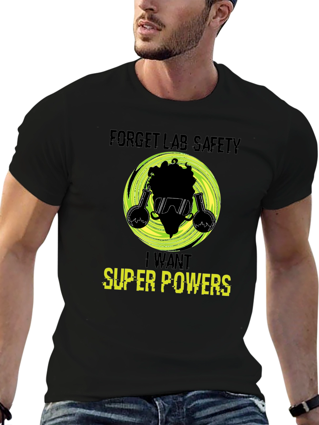 Forget Lab Safety Super Powers Graphic Tee