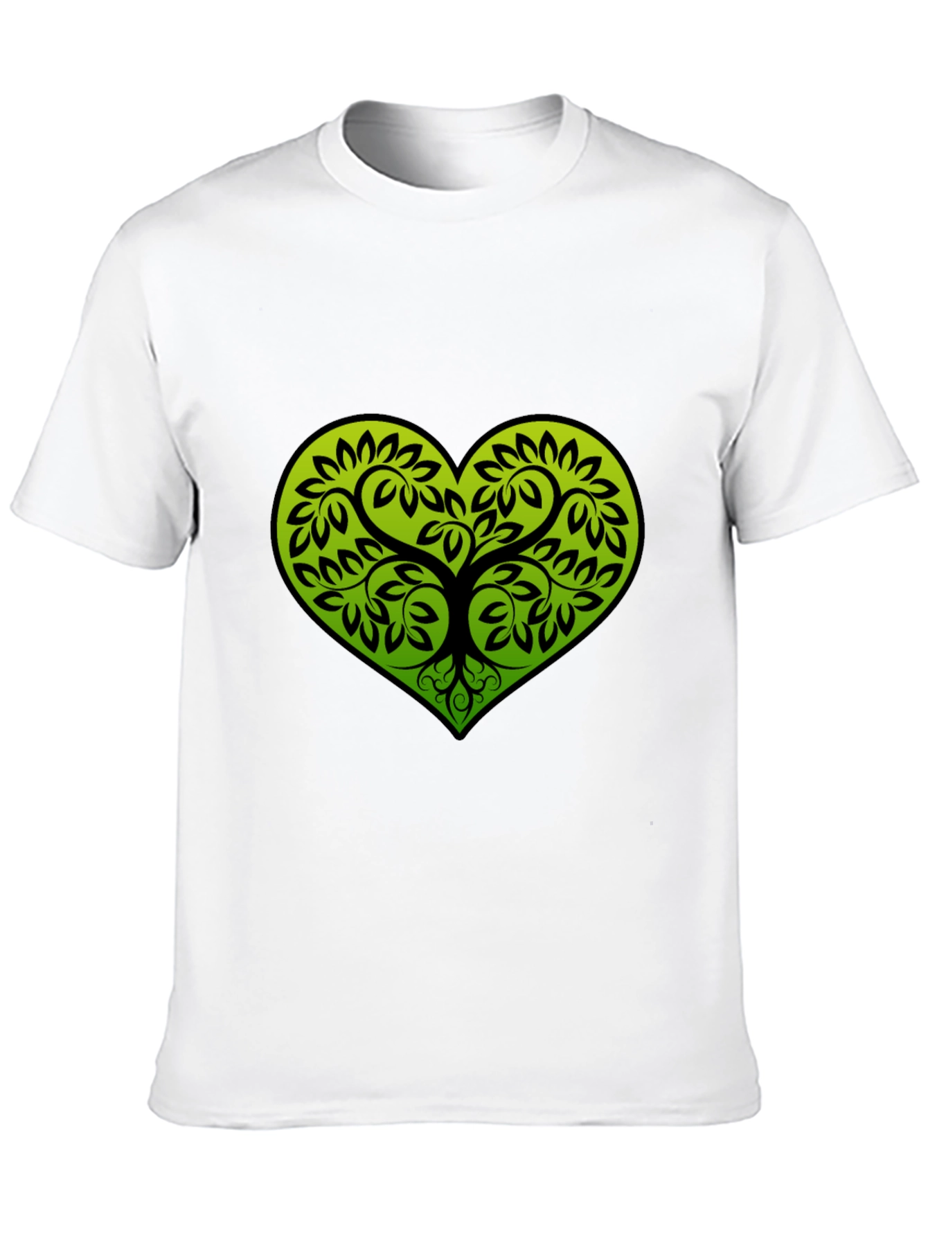 Heart Tree Black T-Shirt