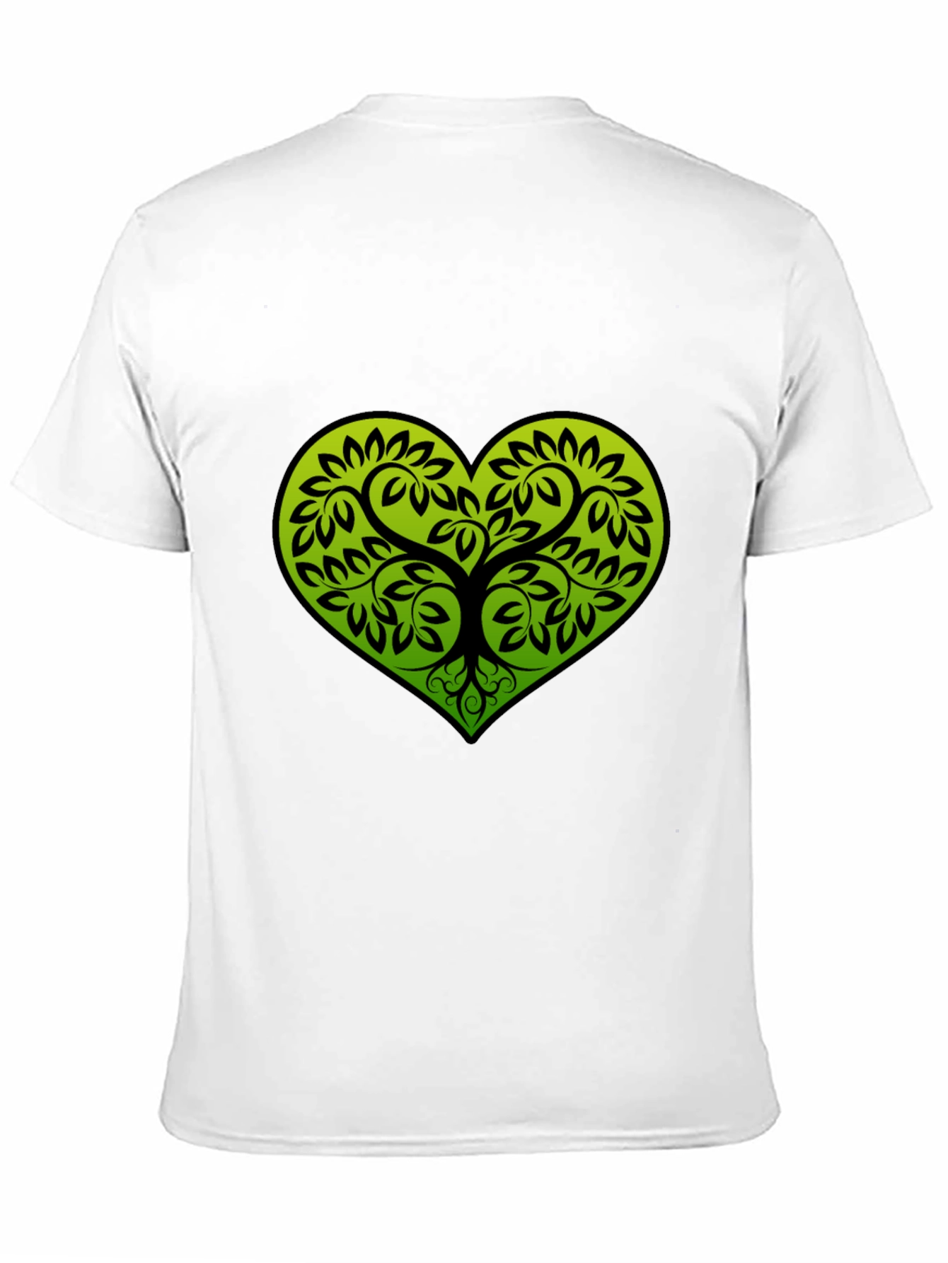 Heart Tree Black T-Shirt