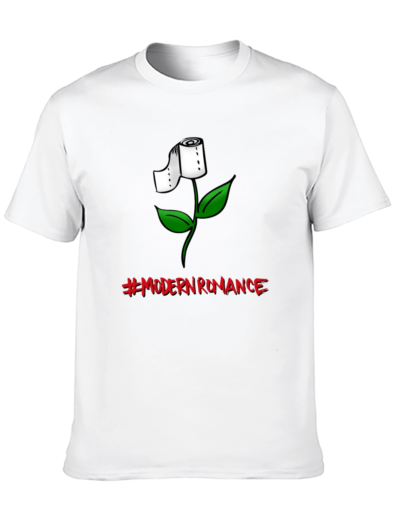 Modern Romance T-Shirt - Toilet Paper Flower Graphic Tee