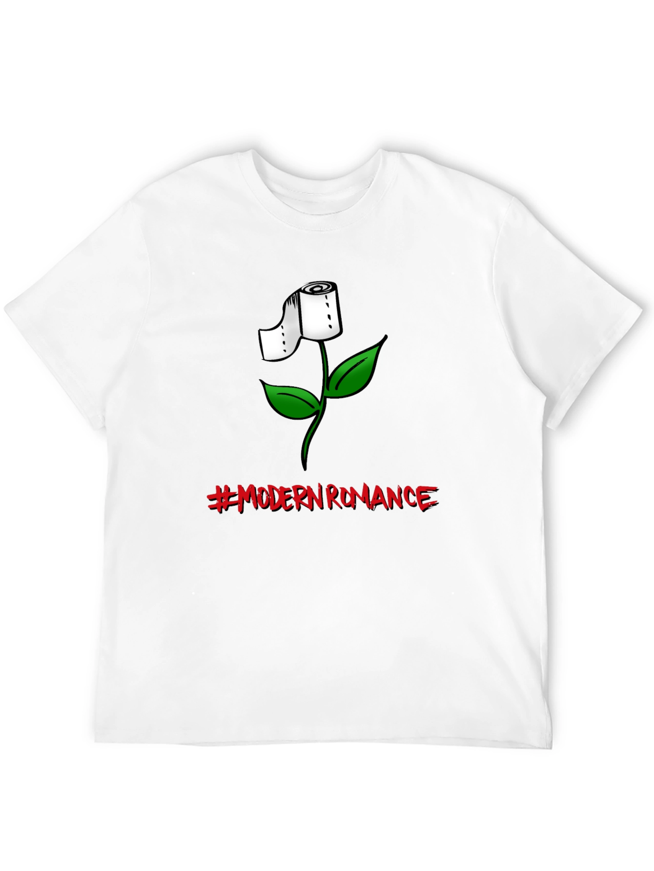 Modern Romance T-Shirt - Toilet Paper Flower Graphic Tee