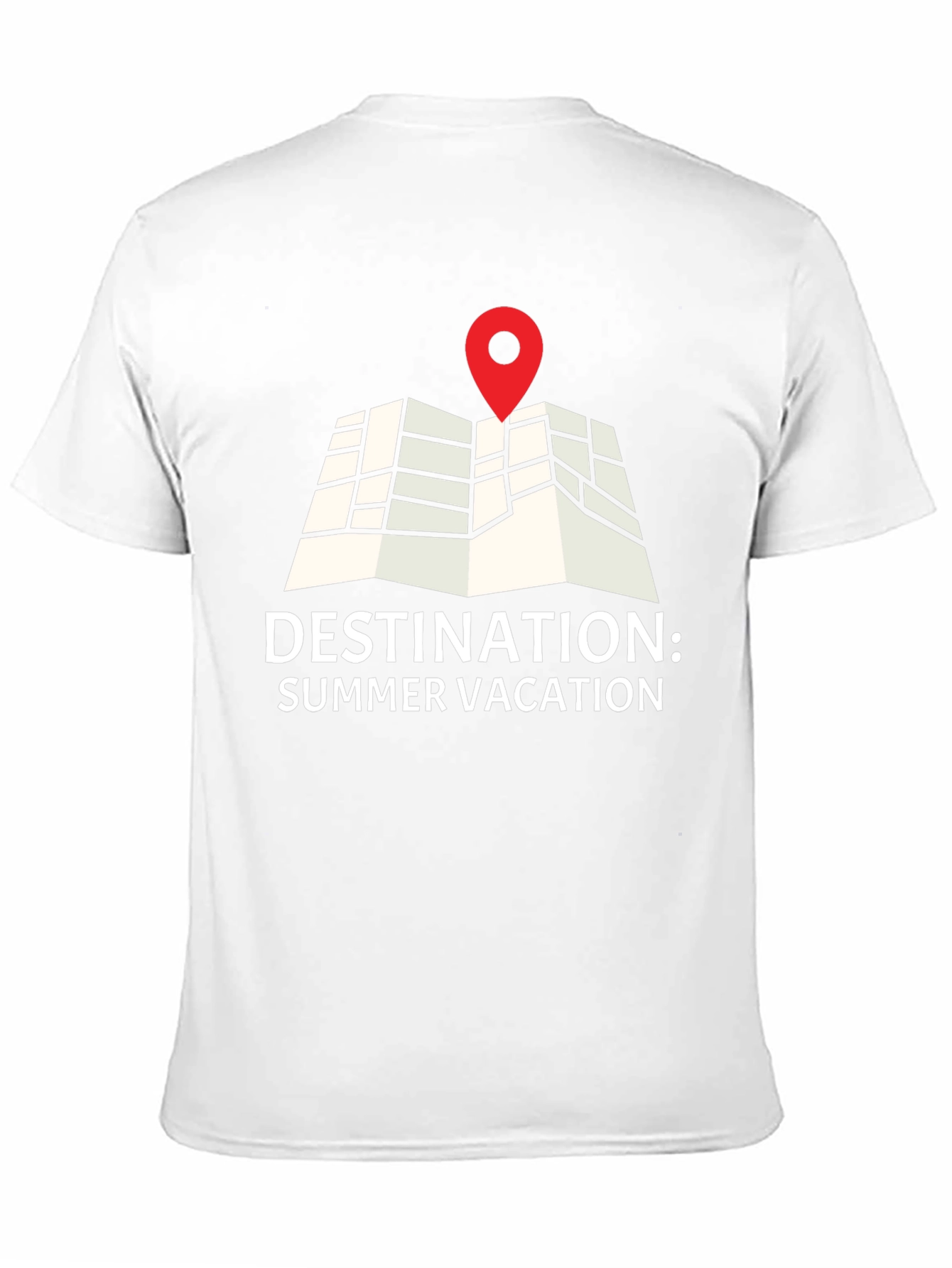 Destination Summer Vacation Black T-Shirt