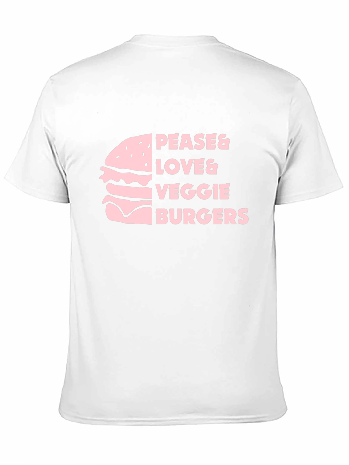 Pease & Love & Veggie Burgers T-Shirt