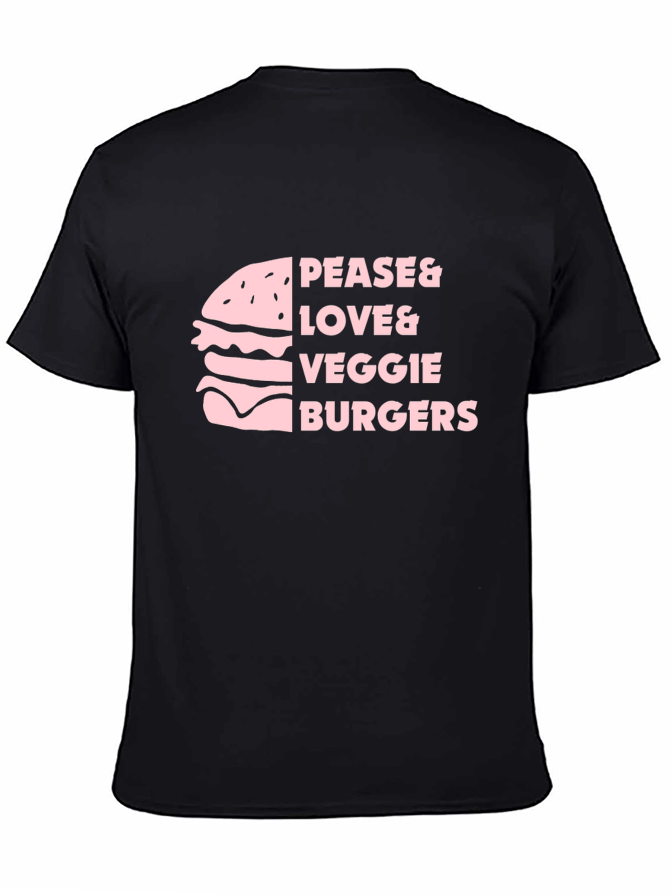 Pease & Love & Veggie Burgers T-Shirt