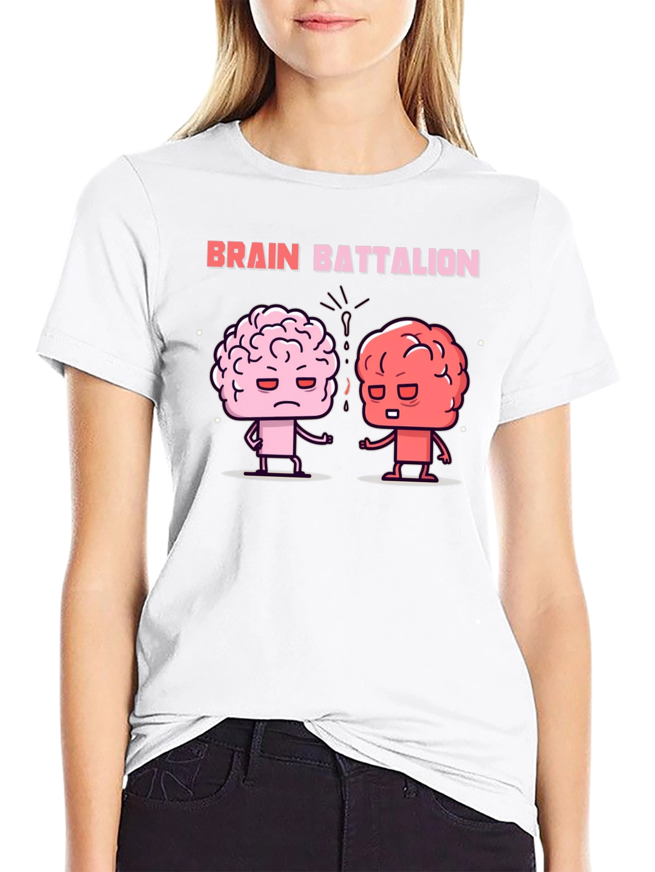 Brain Battalion Graphic Tee - Black Cotton T-Shirt