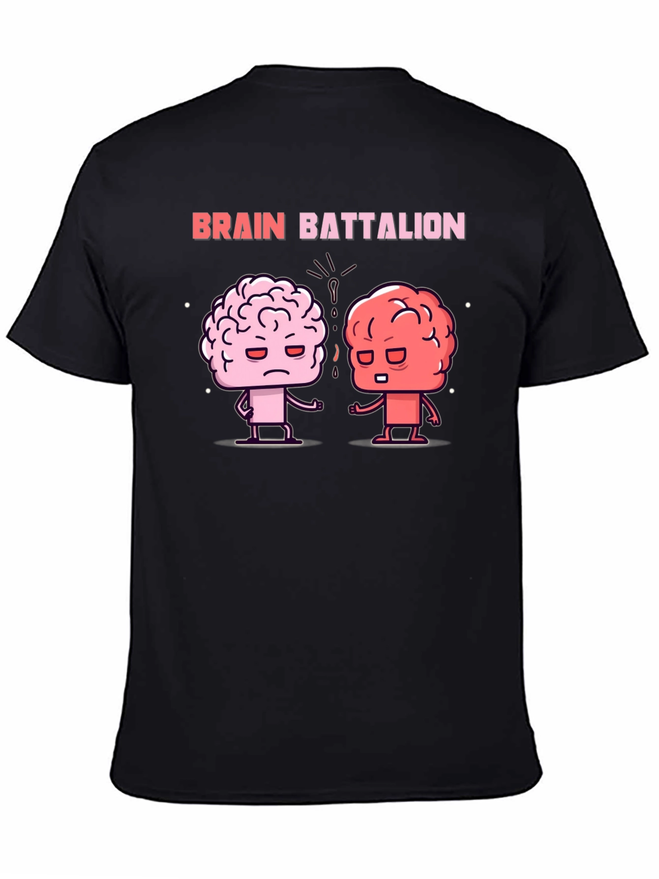 Brain Battalion Graphic Tee - Black Cotton T-Shirt