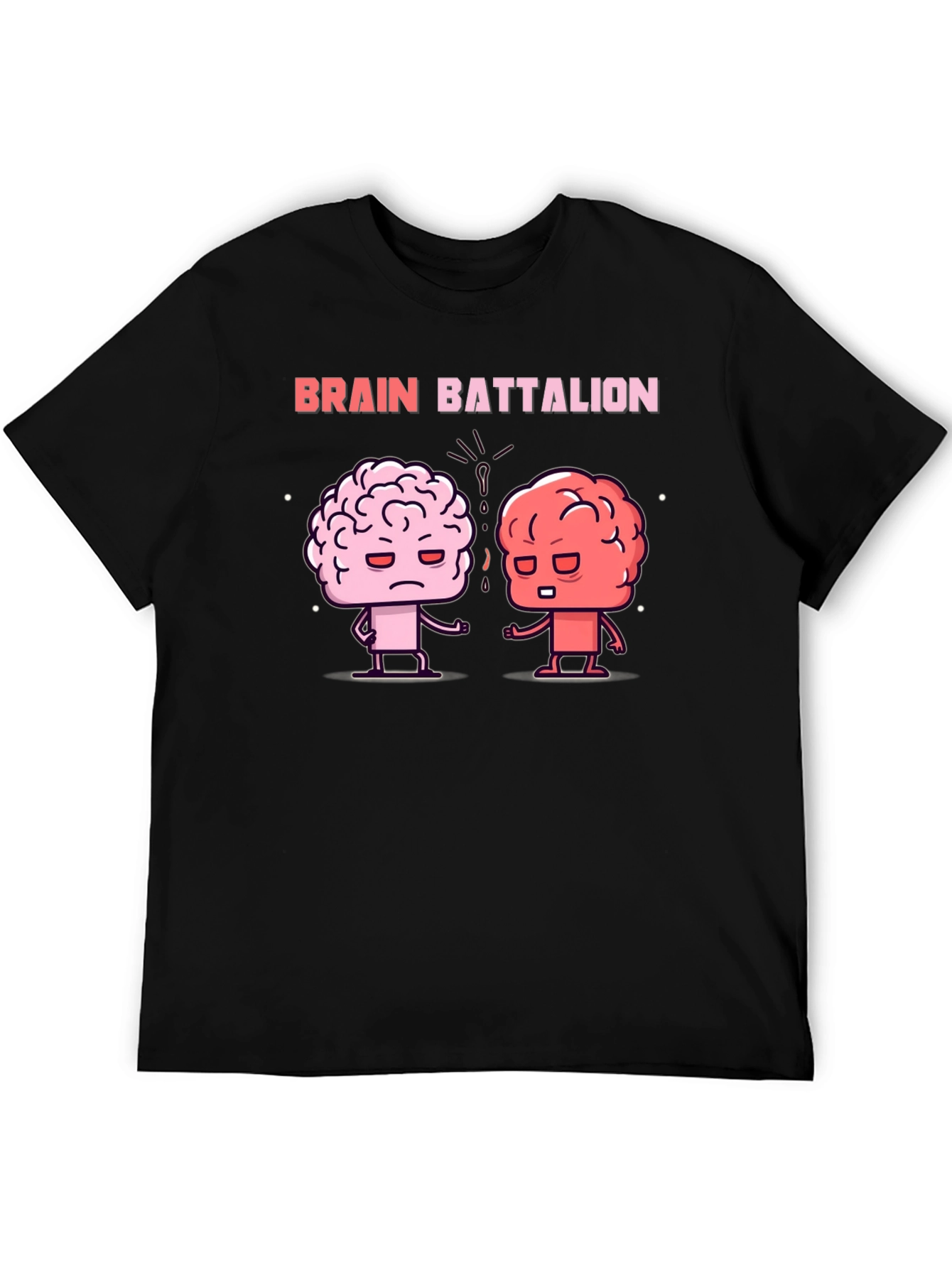Brain Battalion Graphic Tee - Black Cotton T-Shirt