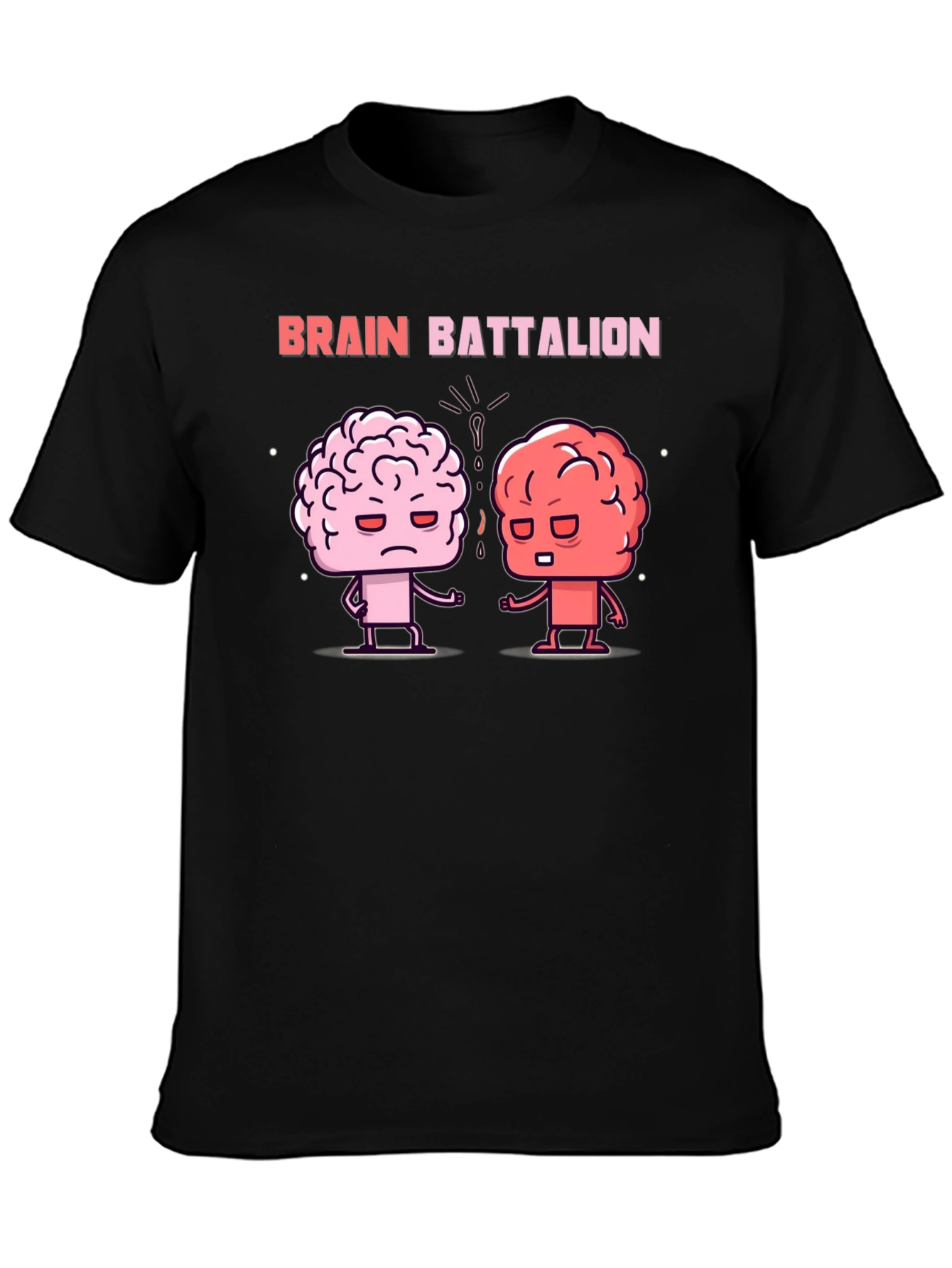 Brain Battalion Graphic Tee - Black Cotton T-Shirt