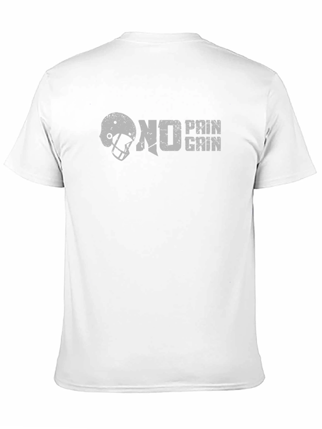 No Pain No Gain Football Helmet Graphic Tee