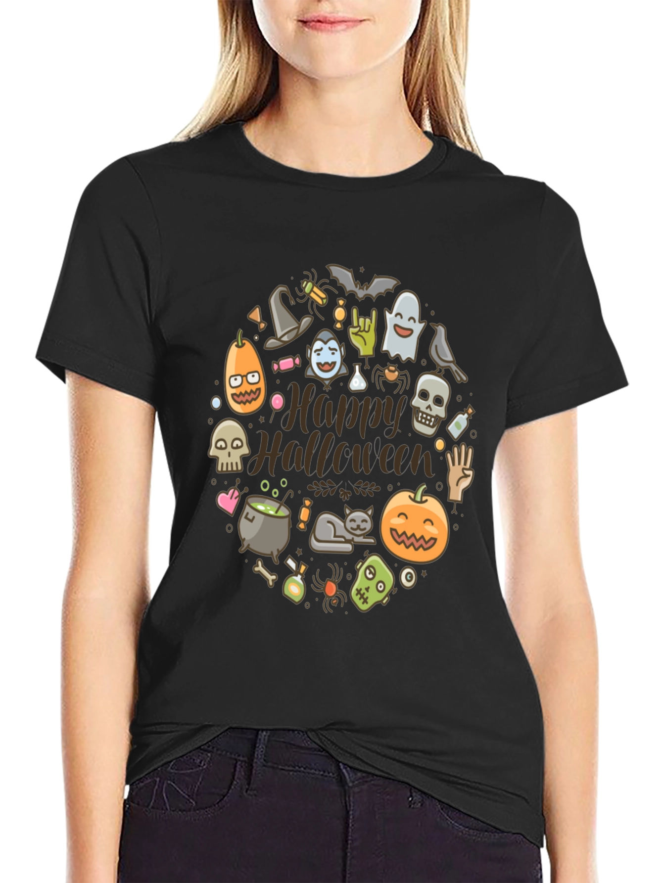 Halloween Graphic T-Shirt
