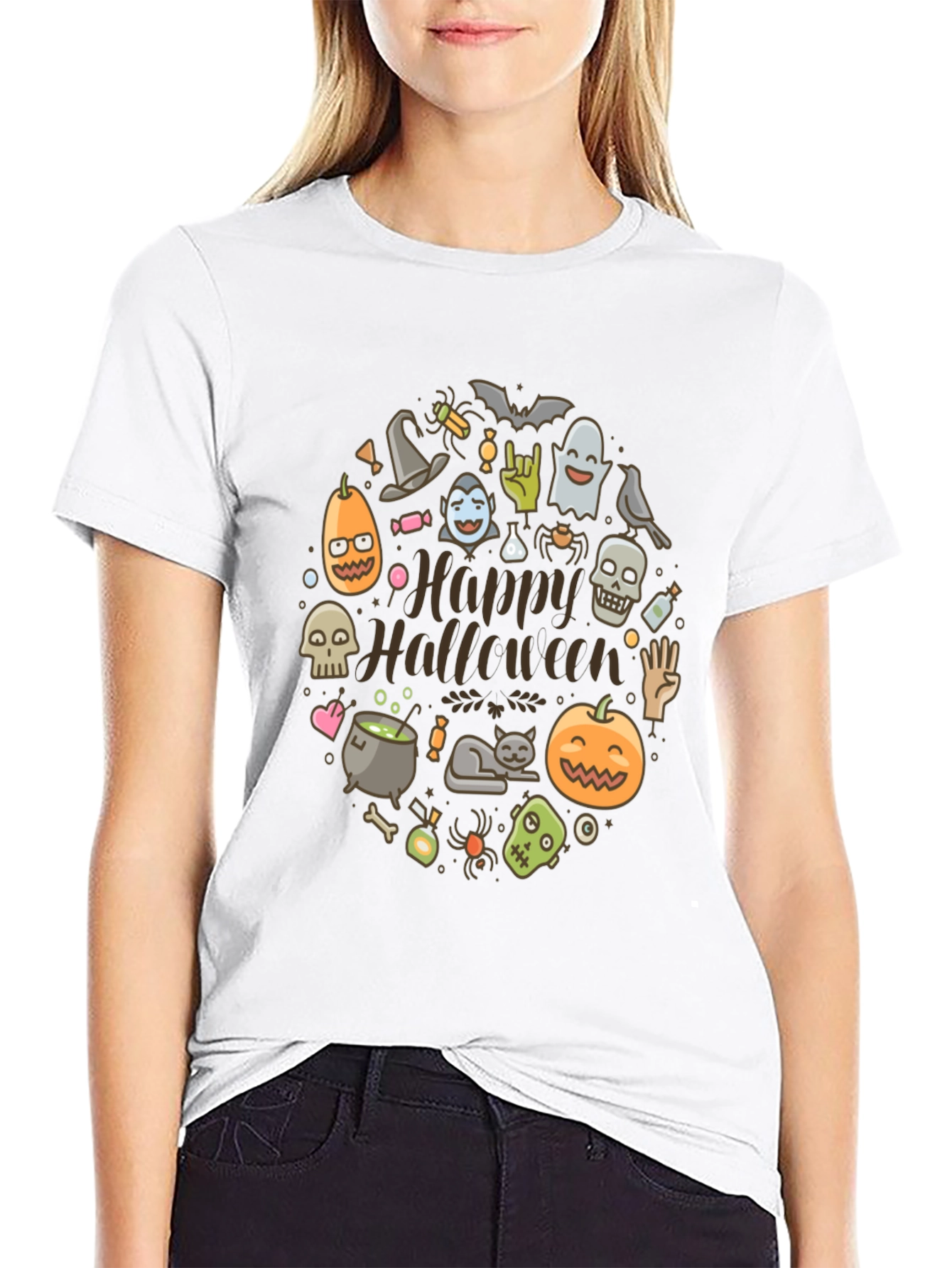 Halloween Graphic T-Shirt