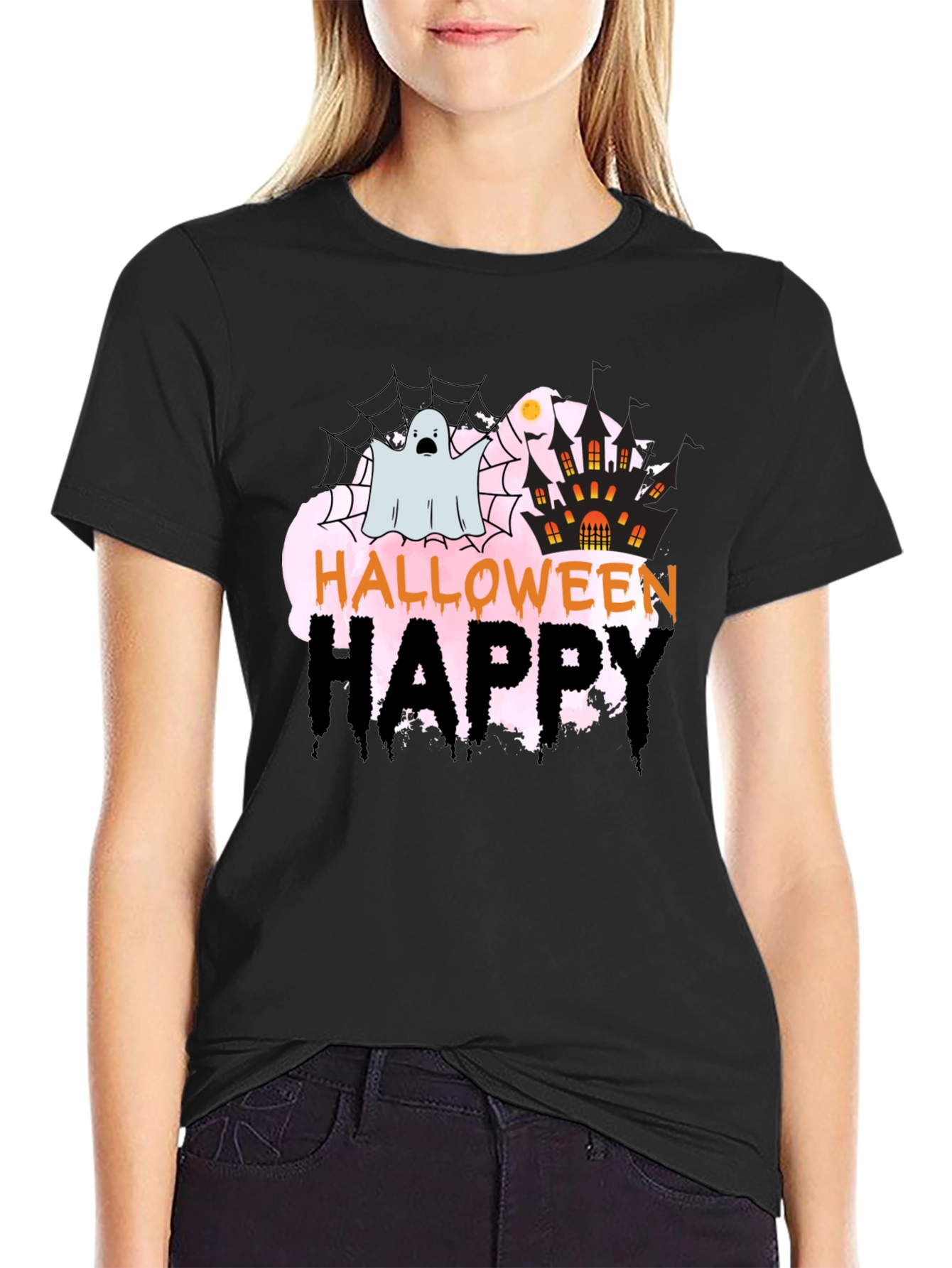 Happy Halloween Ghost T-Shirt
