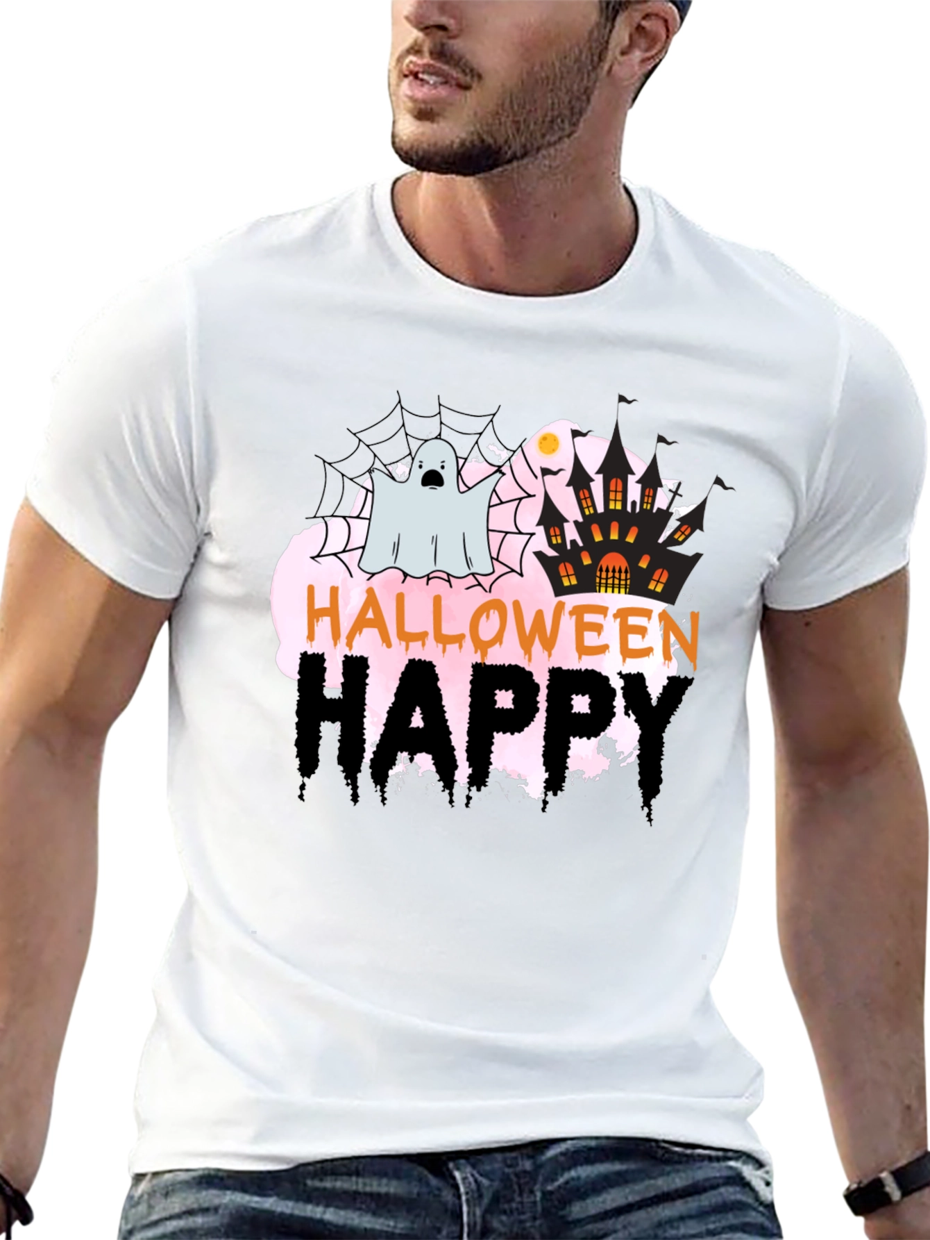 Happy Halloween Ghost T-Shirt