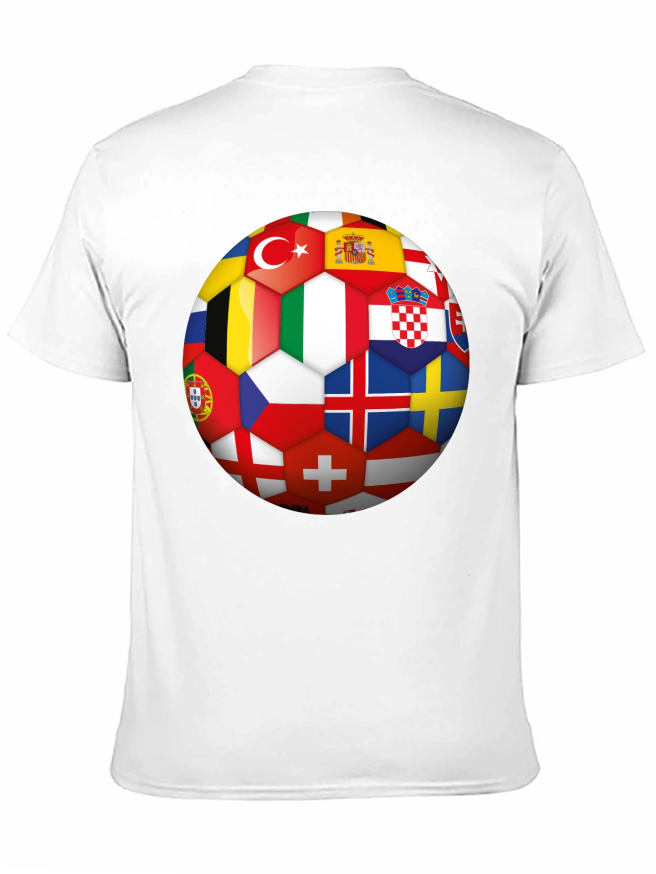 Euro Flags Soccer Ball T-Shirt