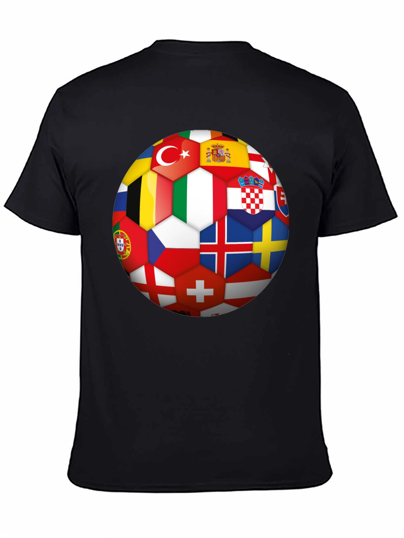 Euro Flags Soccer Ball T-Shirt