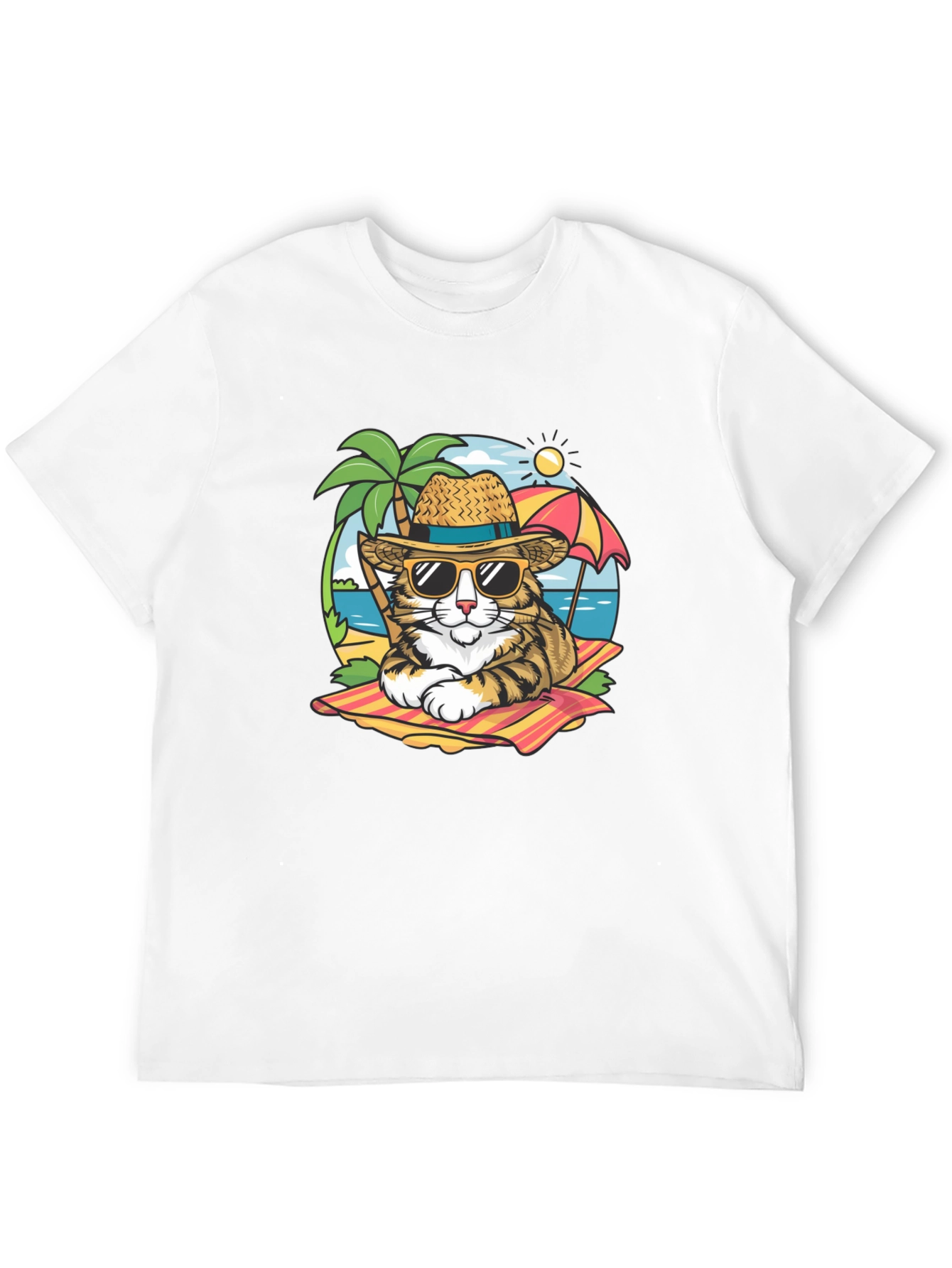 Cool Cat Beach T-Shirt
