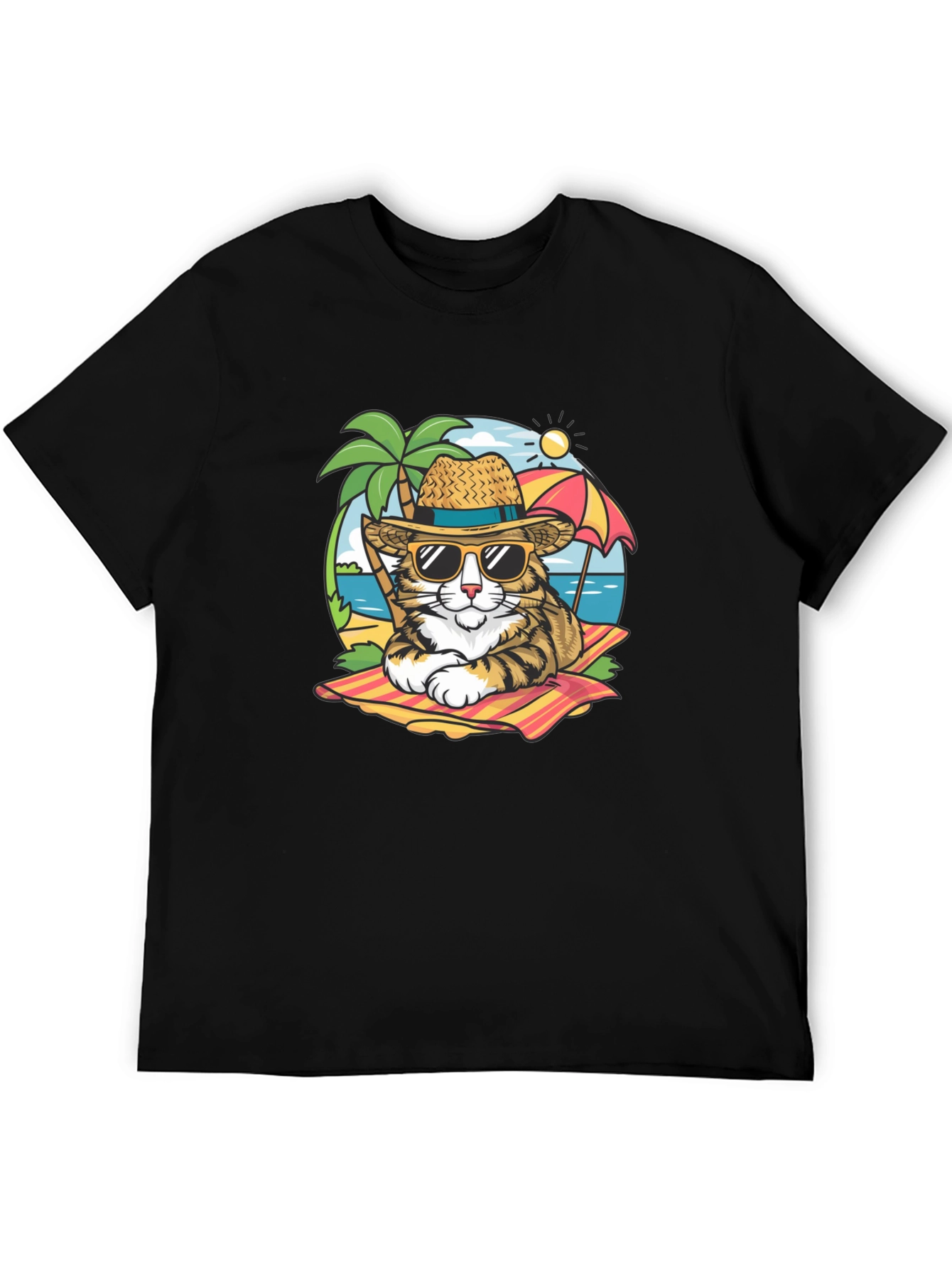 Cool Cat Beach T-Shirt