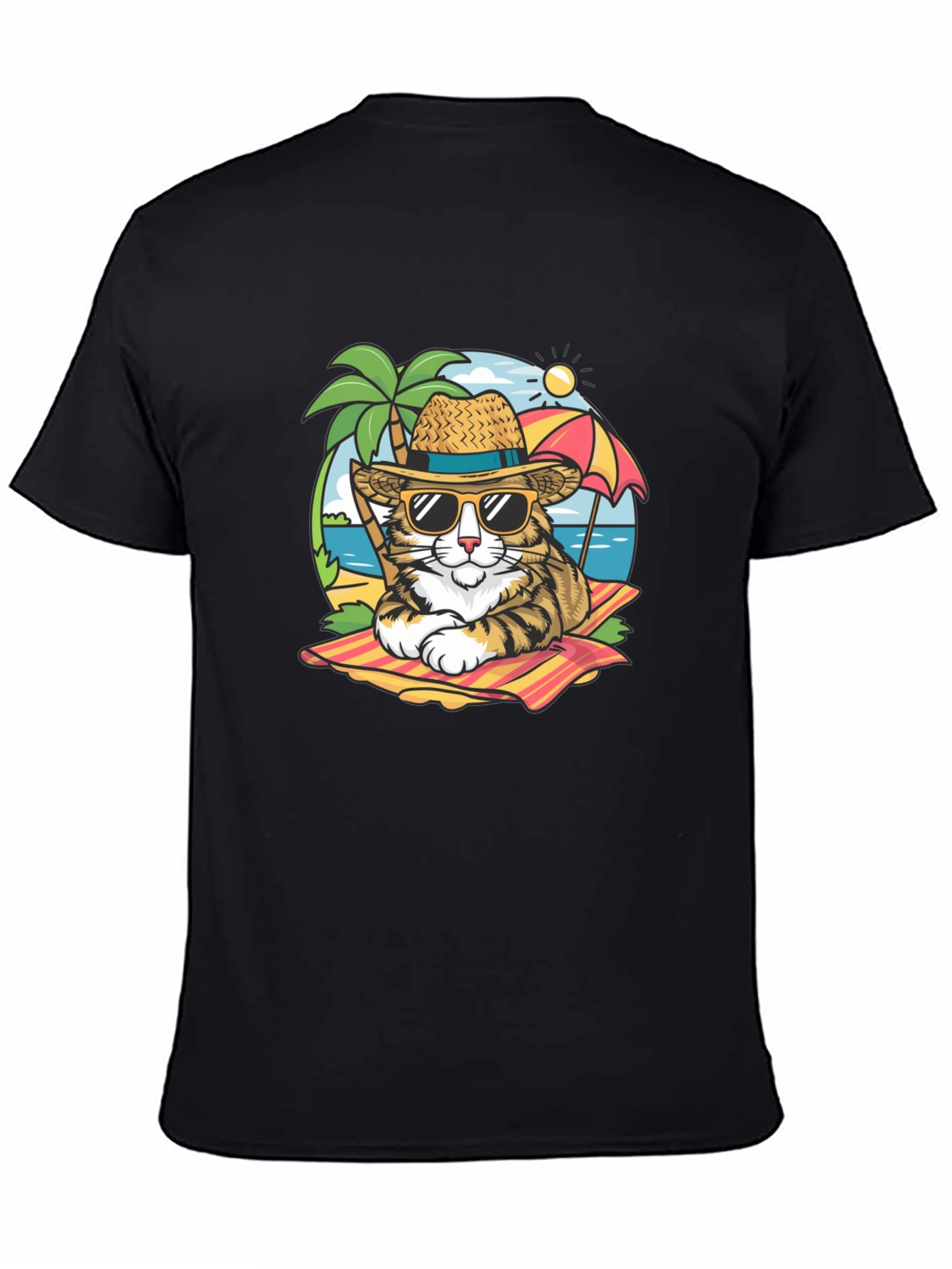 Cool Cat Beach T-Shirt