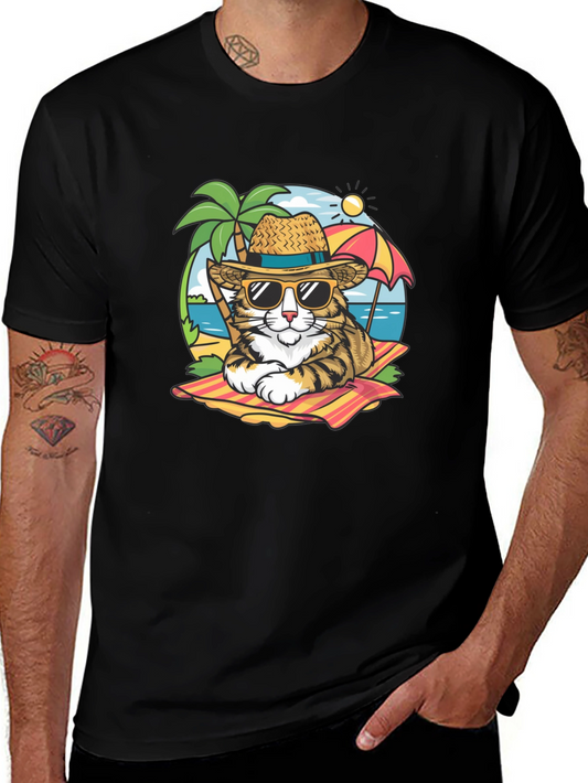 Cool Cat Beach T-Shirt