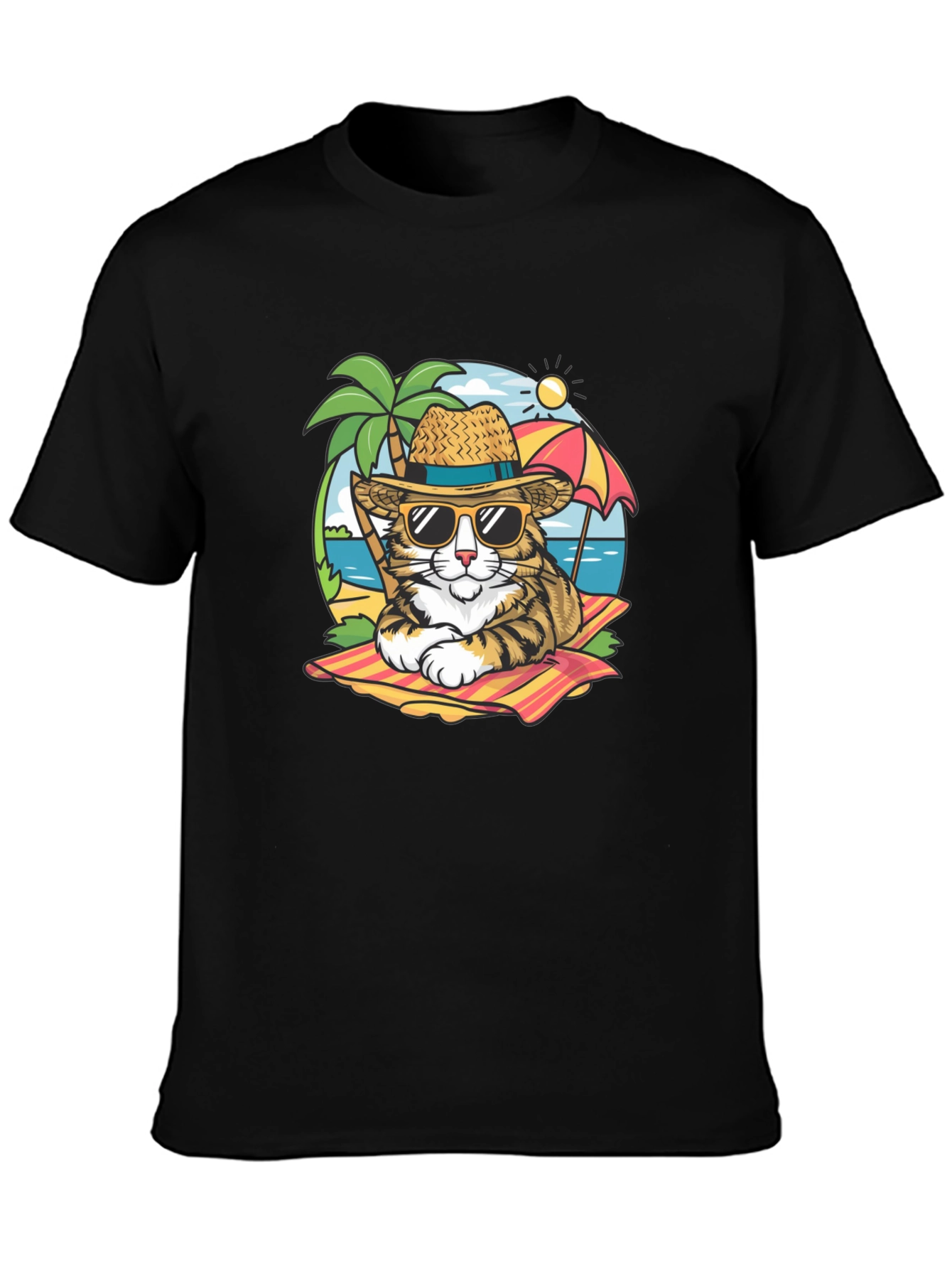 Cool Cat Beach T-Shirt