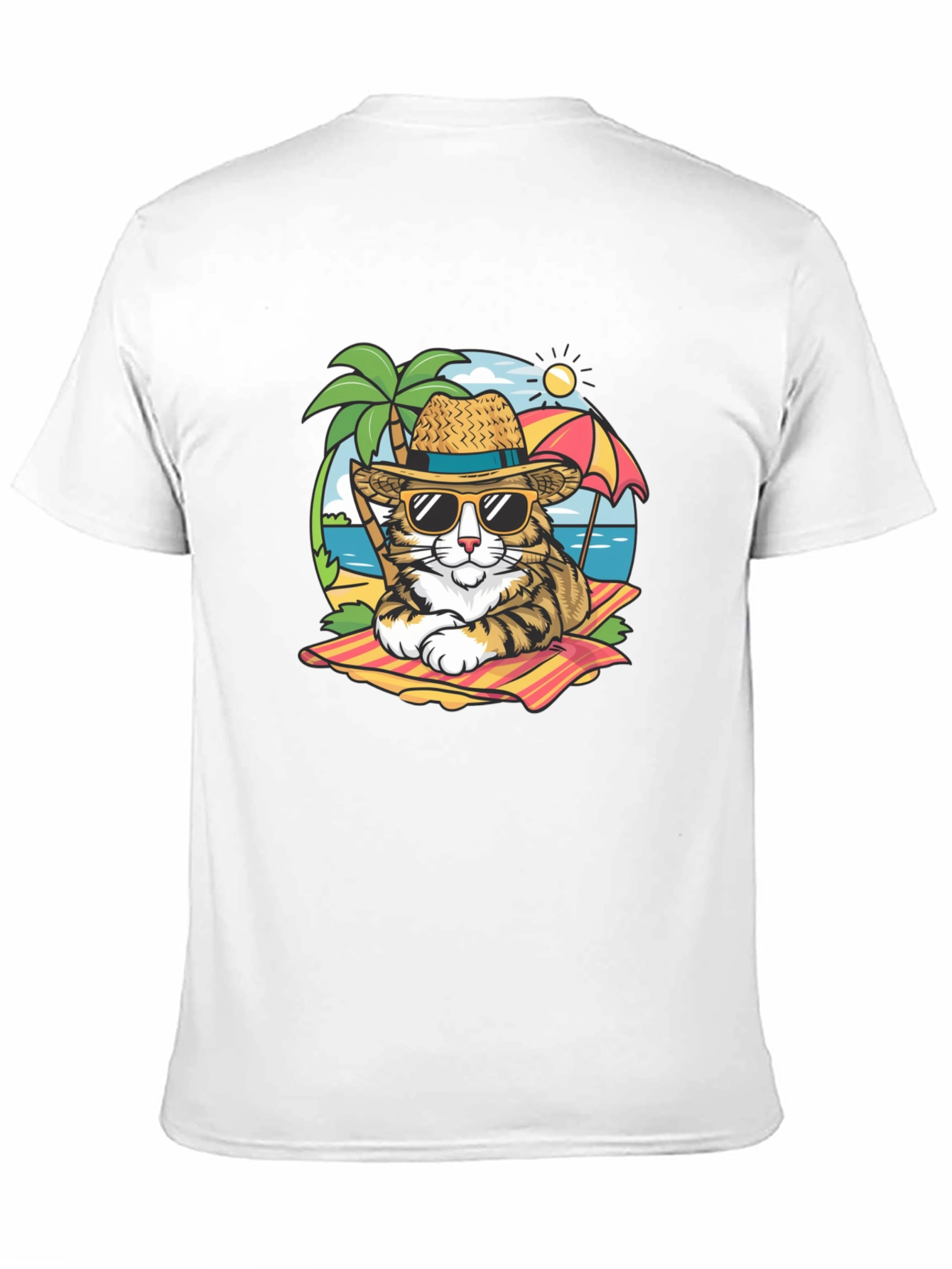 Cool Cat Beach T-Shirt