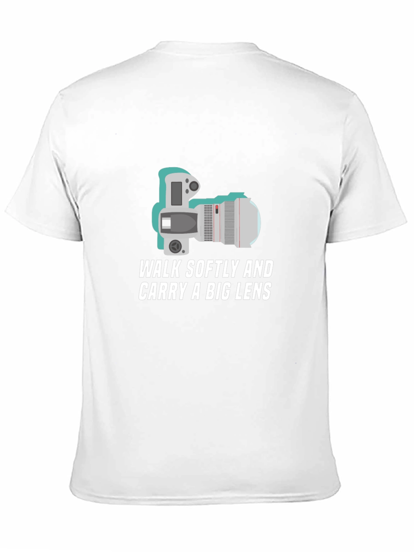 Walk Softly Big Lens Camera T-Shirt
