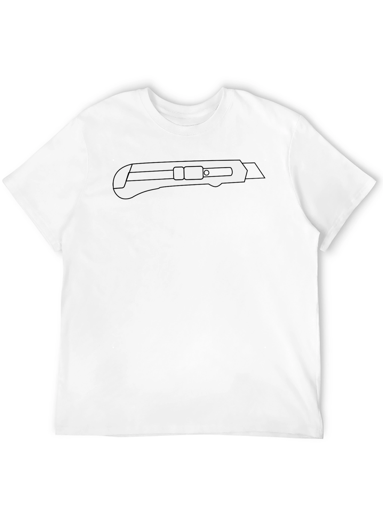 Utility Knife Graphic Tee - Modern Edgy Style